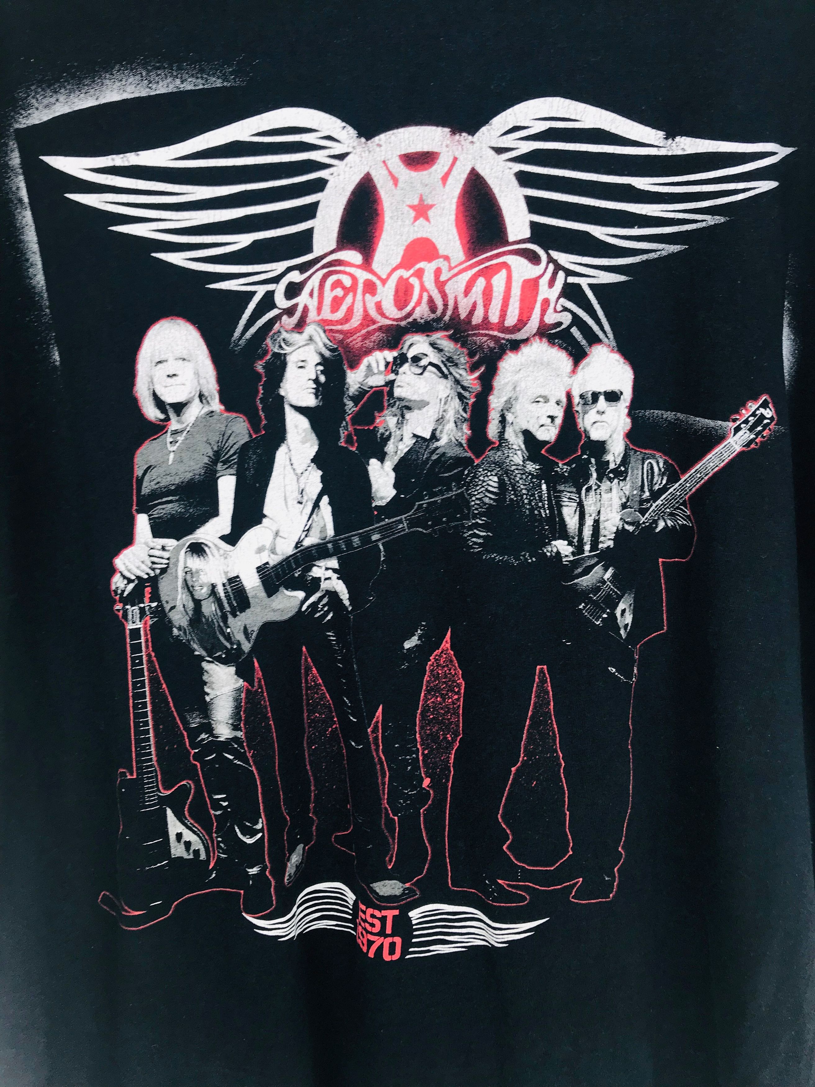 Aerosmith Vintage 2000s AEROSMITH Rockin japan Shirt Size US XL / EU 56 / 4 - 3 Thumbnail