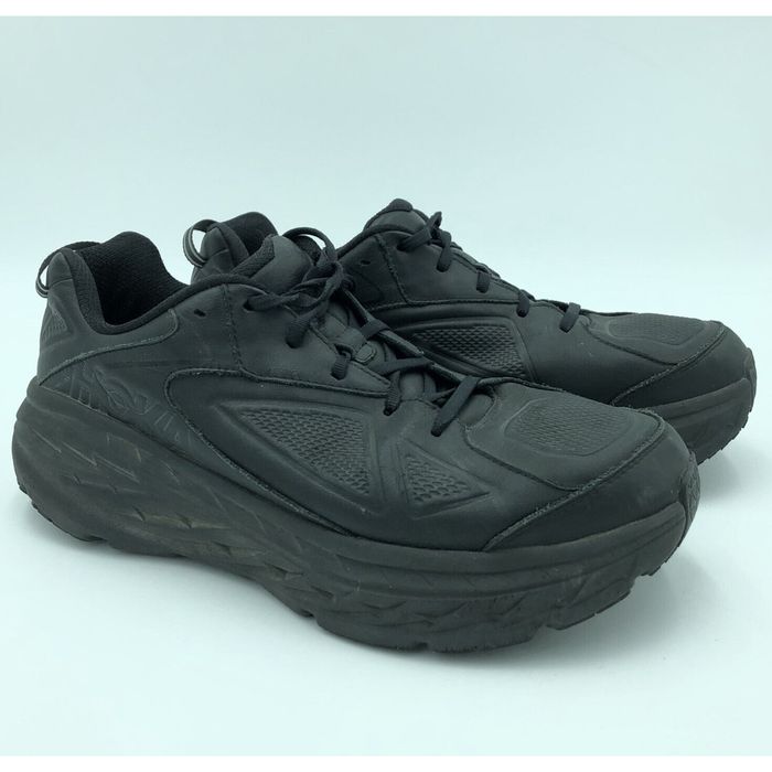 Hoka One One Hoka One One Bondi LTR Wide Mens 11.5 EE Black Leather ...