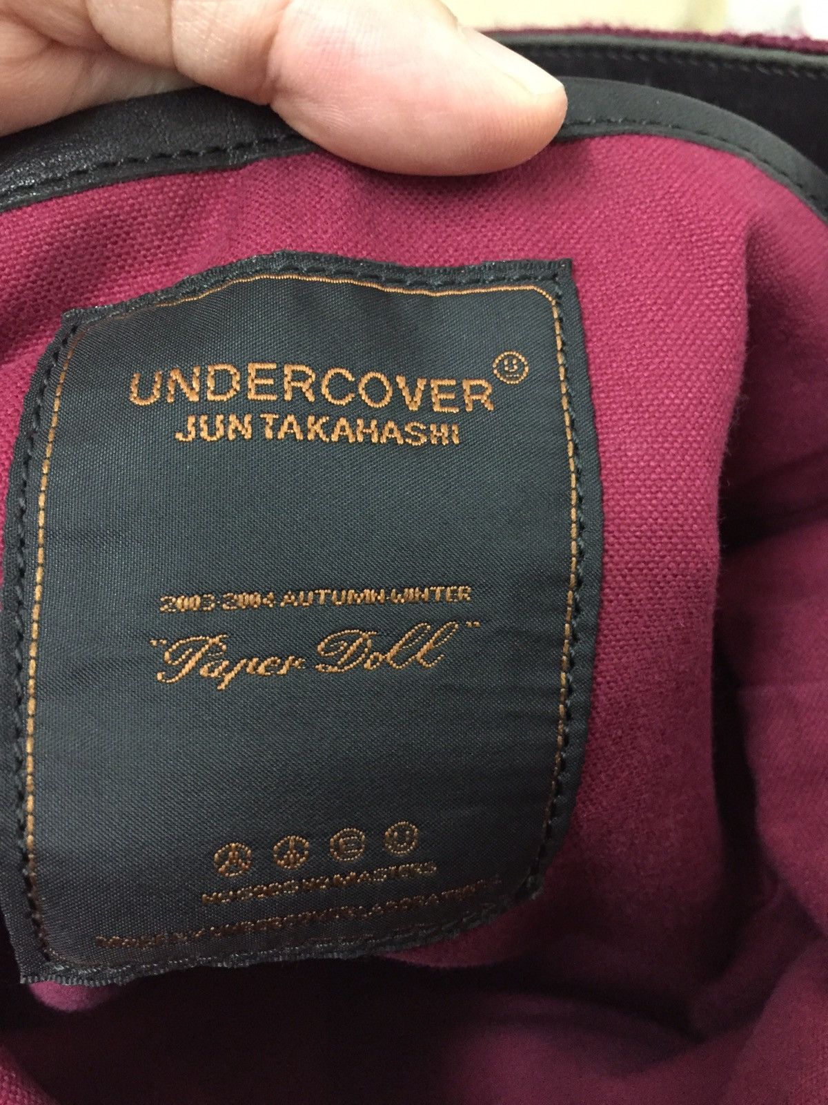 Undercover Vtg AW03 Paper Doll Knit Tote Bag Size ONE SIZE - 11 Thumbnail