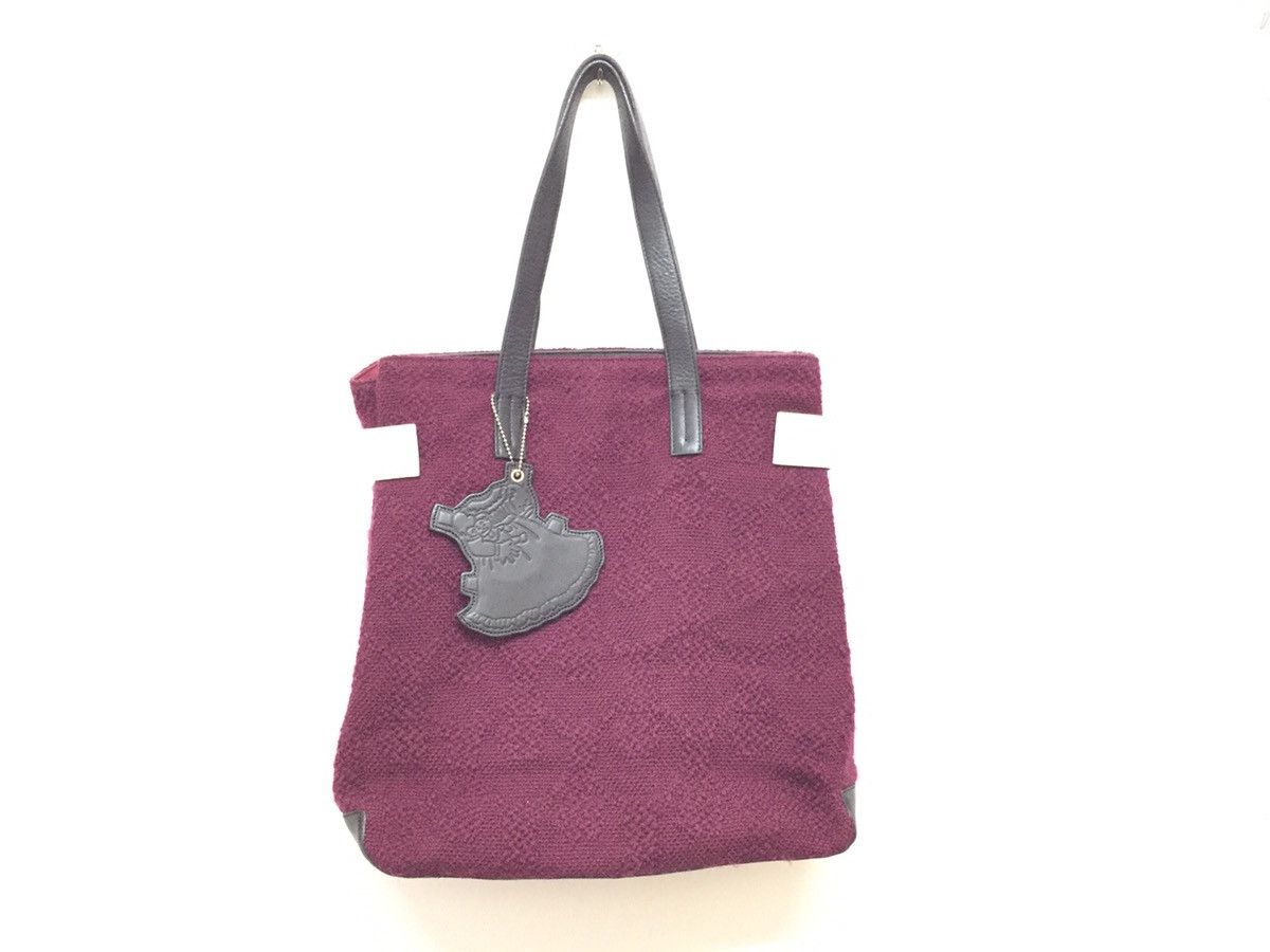 Undercover Vtg AW03 Paper Doll Knit Tote Bag Size ONE SIZE - 2 Thumbnail