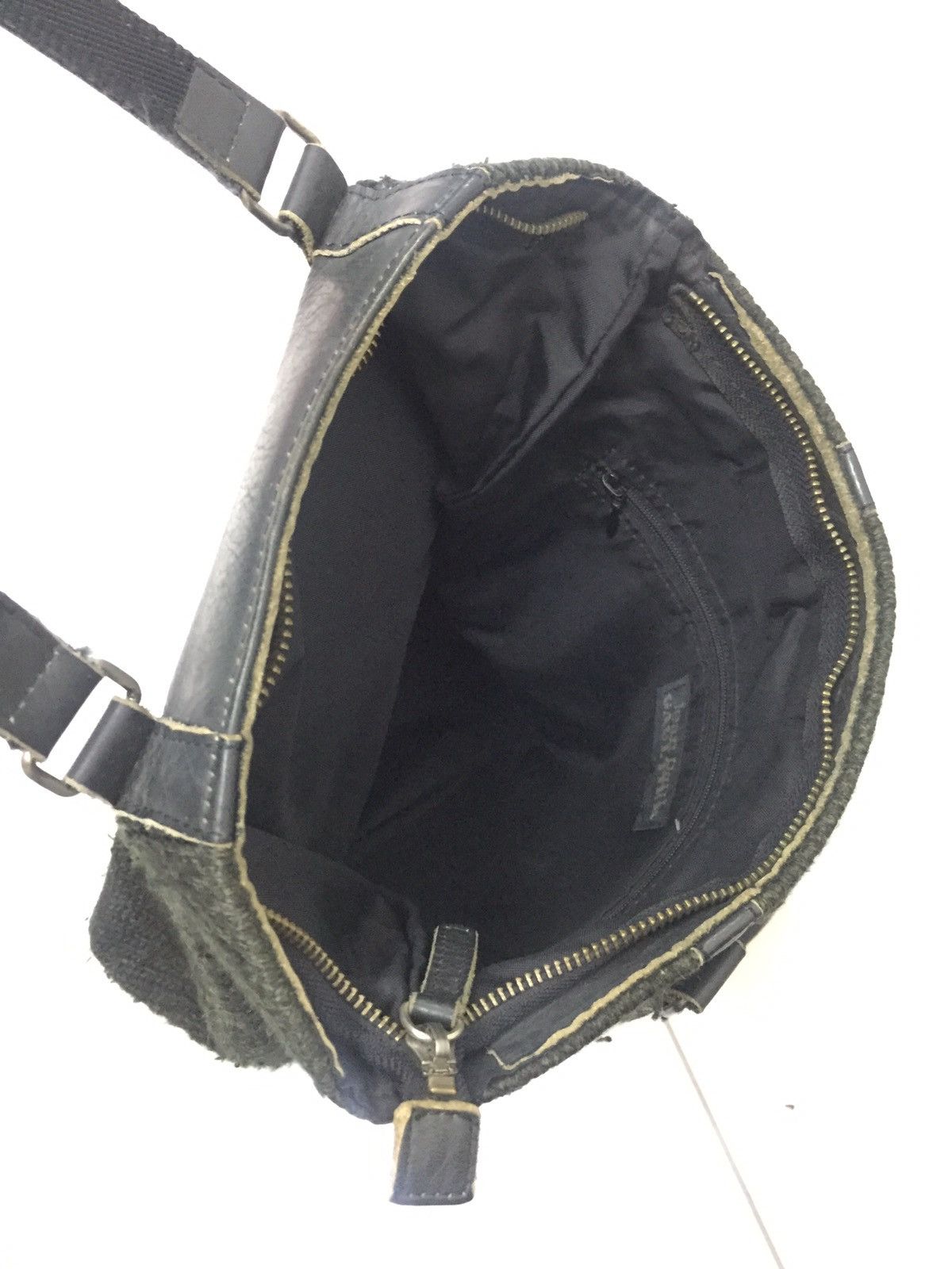 Jean Paul Gaultier VINTAGE JEAN PAUL GAULTIER LEATHER KNIT TOTE BAG Size ONE SIZE - 8 Thumbnail