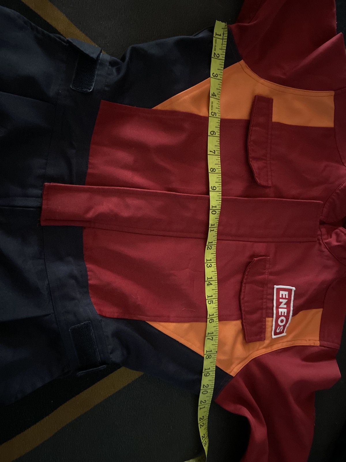 Japanese Brand Vintage ENEOS Workwear Coveralls Red & Navy Utility Jumpsuit Size US 32 / EU 48 - 10 Thumbnail