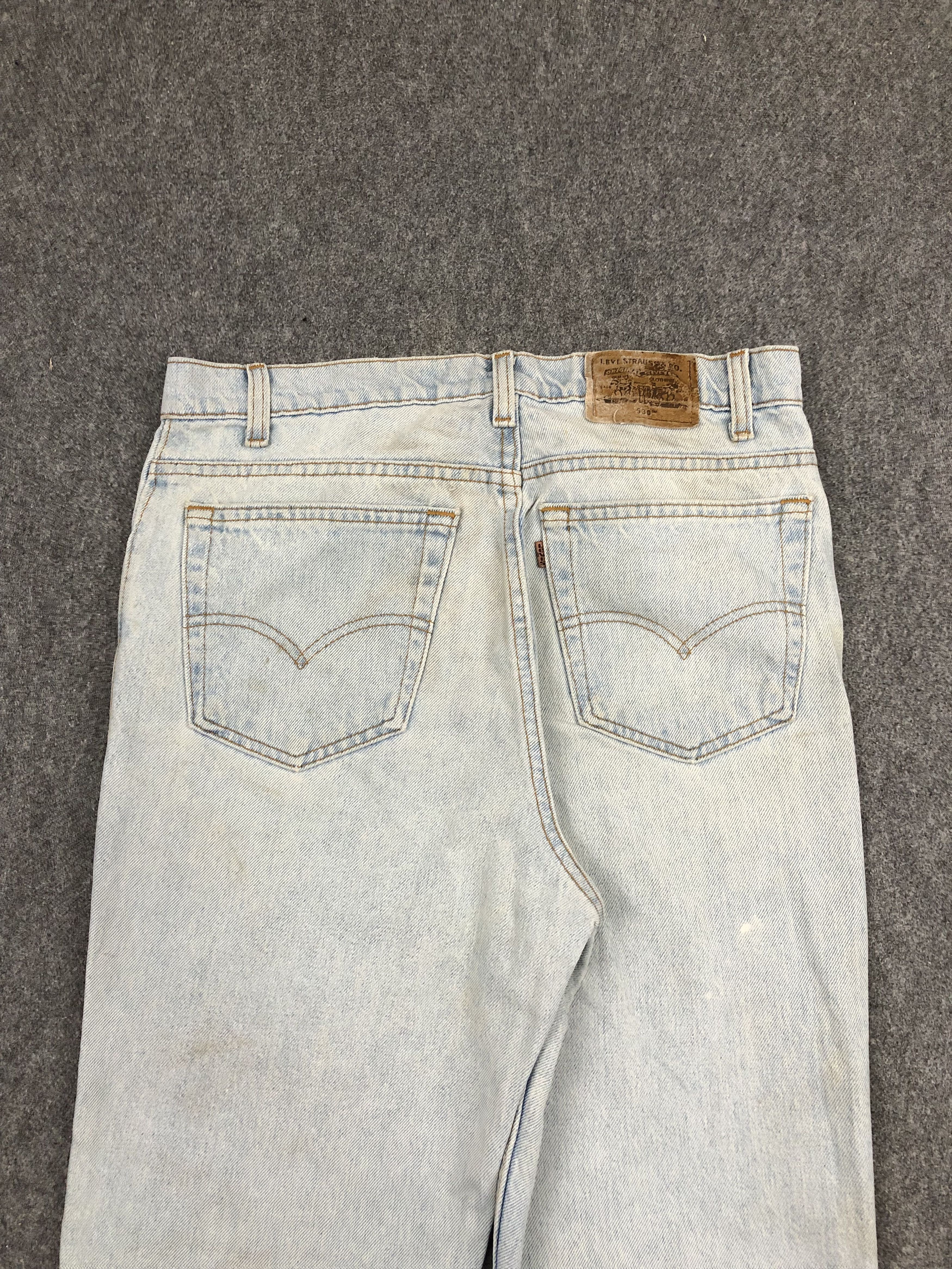 Levi's 90s Light Blue Vintage Levis 530 Jeans DP1358 Size US 33 - 4 Thumbnail