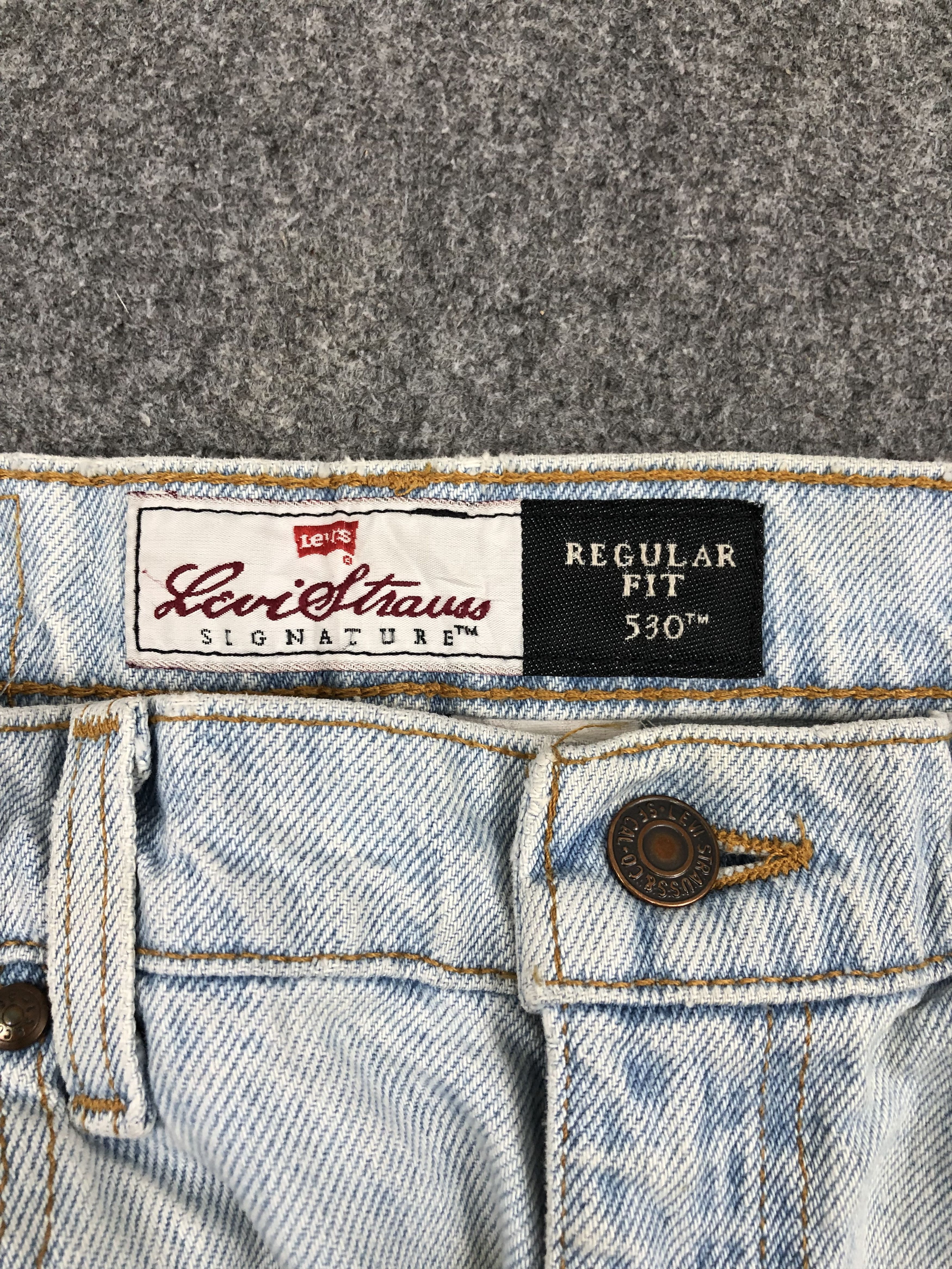 Levi's 90s Light Blue Vintage Levis 530 Jeans DP1358 Size US 33 - 9 Thumbnail