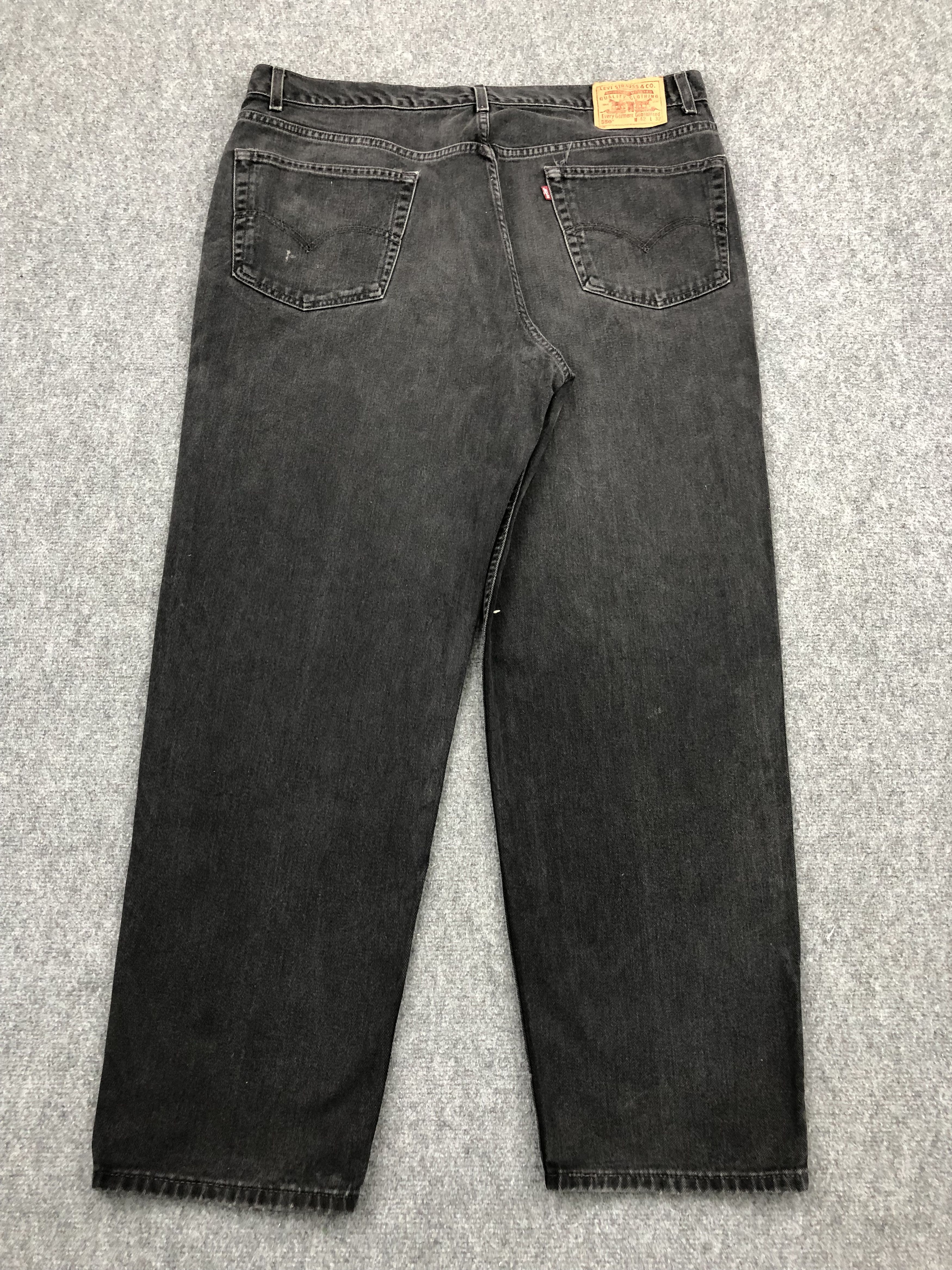 Levi's 90s Black Vintage Levis 550 Jeans DP1356 Size US 41 - 3 Thumbnail