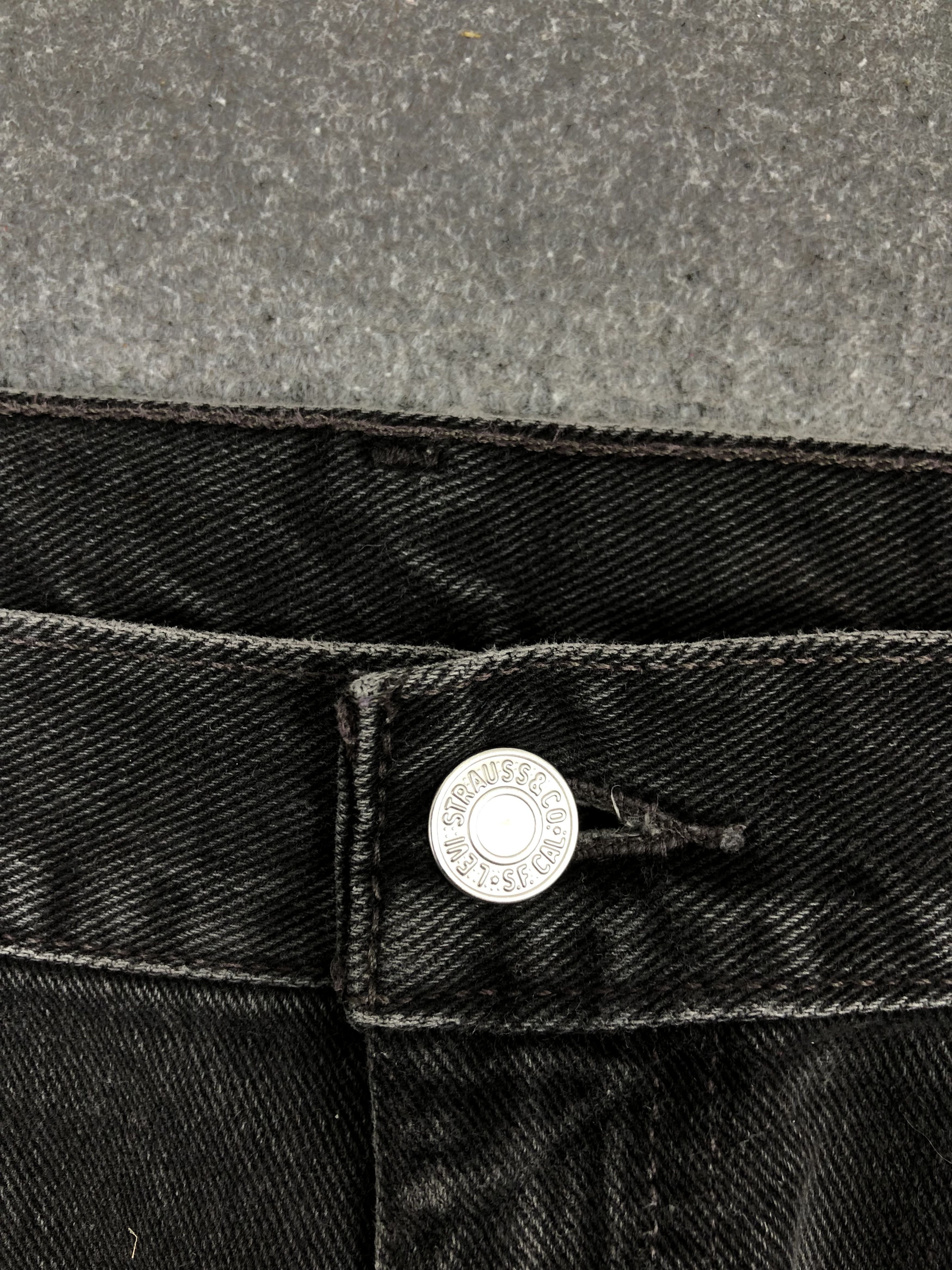 Levi's 90s Black Vintage Levis 550 Jeans DP1356 Size US 41 - 10 Thumbnail
