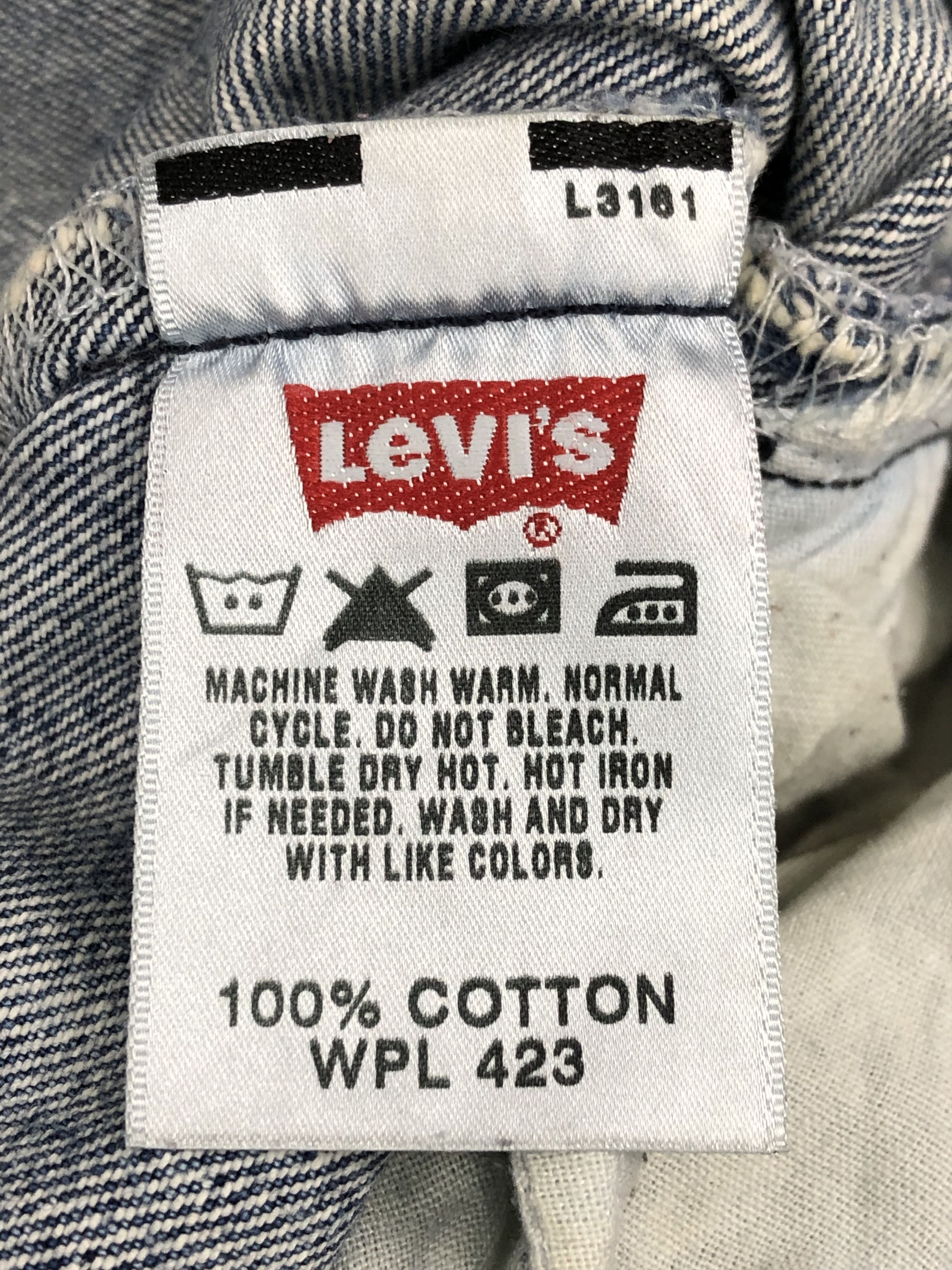 Levi's Vintage Levis 501 Blue Denim Jeans DP1343 Size US 42 / EU 58 - 5 Thumbnail
