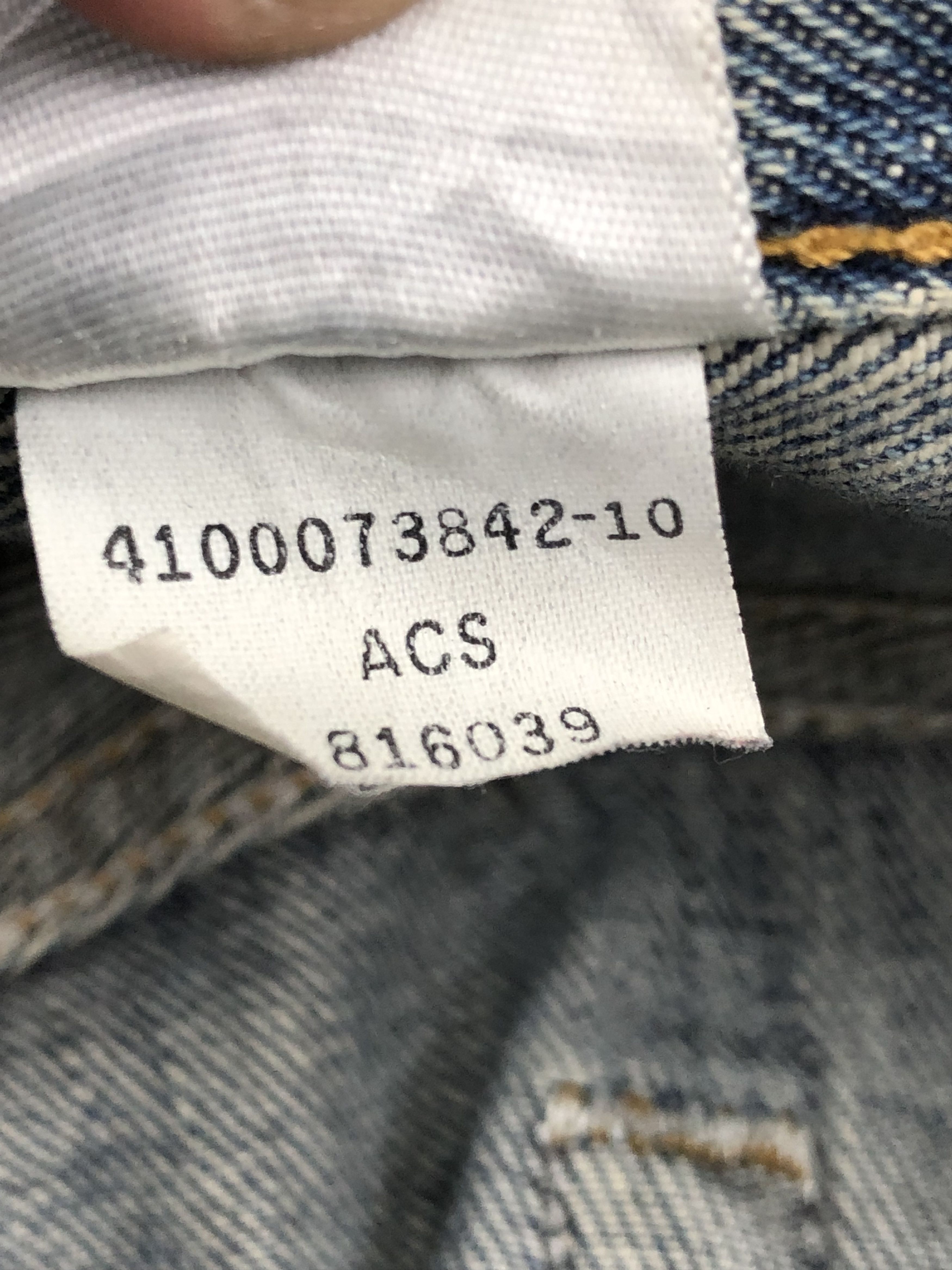 Levi's Vintage Levis 501 Blue Denim Jeans DP1341 Size US 37 - 9 Thumbnail