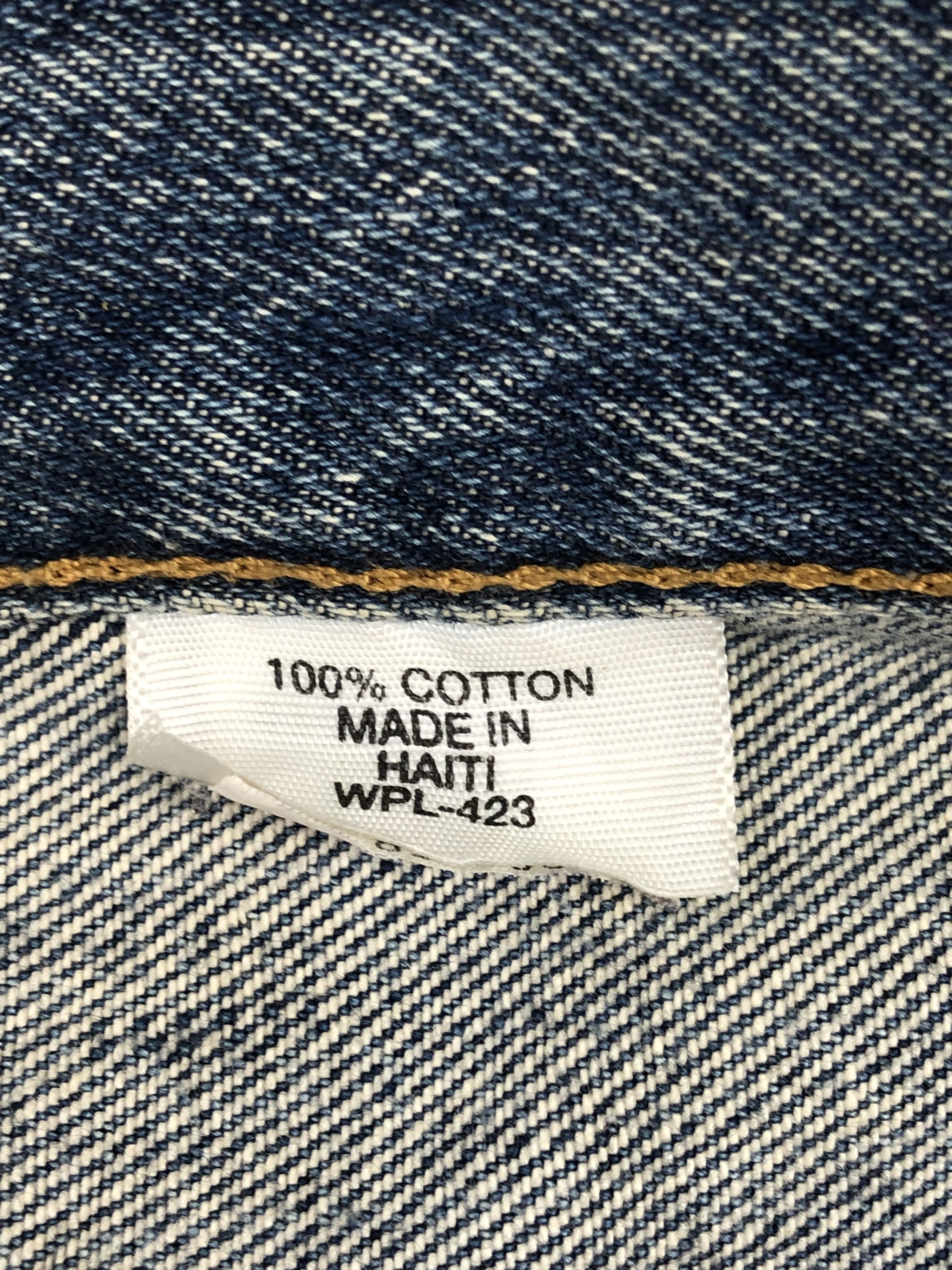 Levi's Vintage Levis 501 Blue Denim Jeans DP1341 Size US 37 - 8 Thumbnail