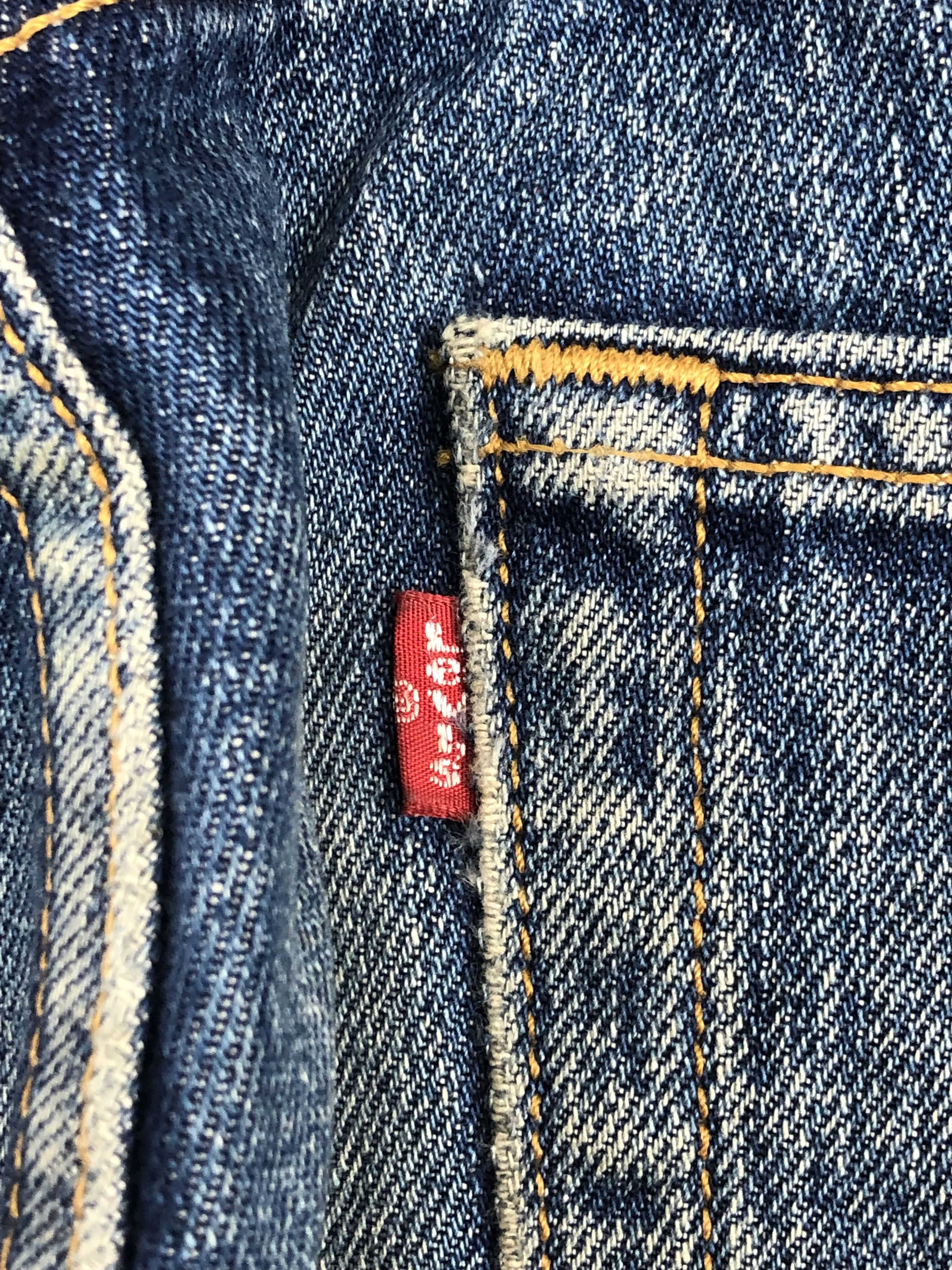 Levi's Vintage 90s Levis 501 Blue Denim Jeans DP1340 Size US 36 / EU 52 - 6 Thumbnail