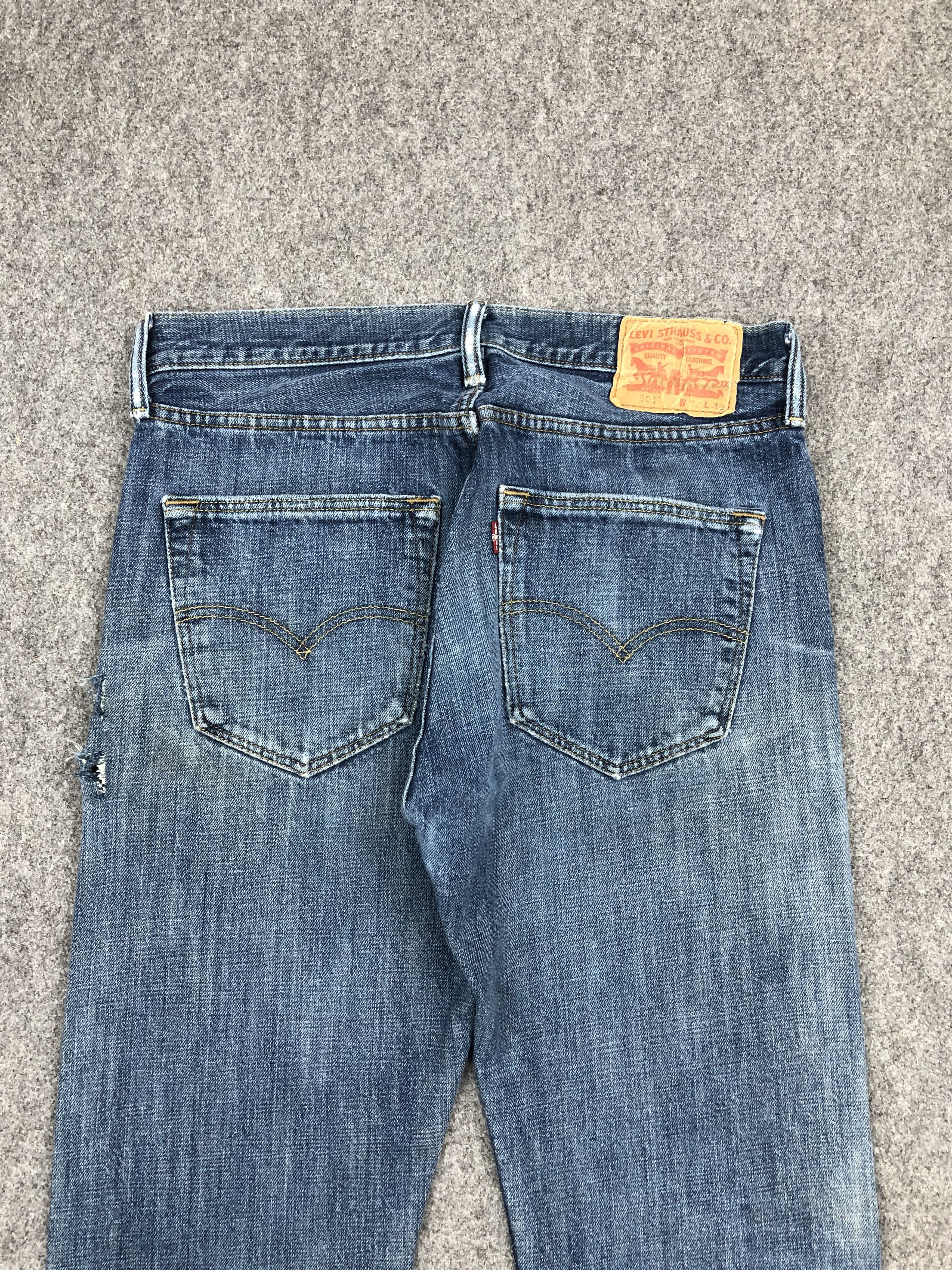 Levi's Vintage Levis 501 Blue Denim DP1333 Size US 31 - 4 Thumbnail