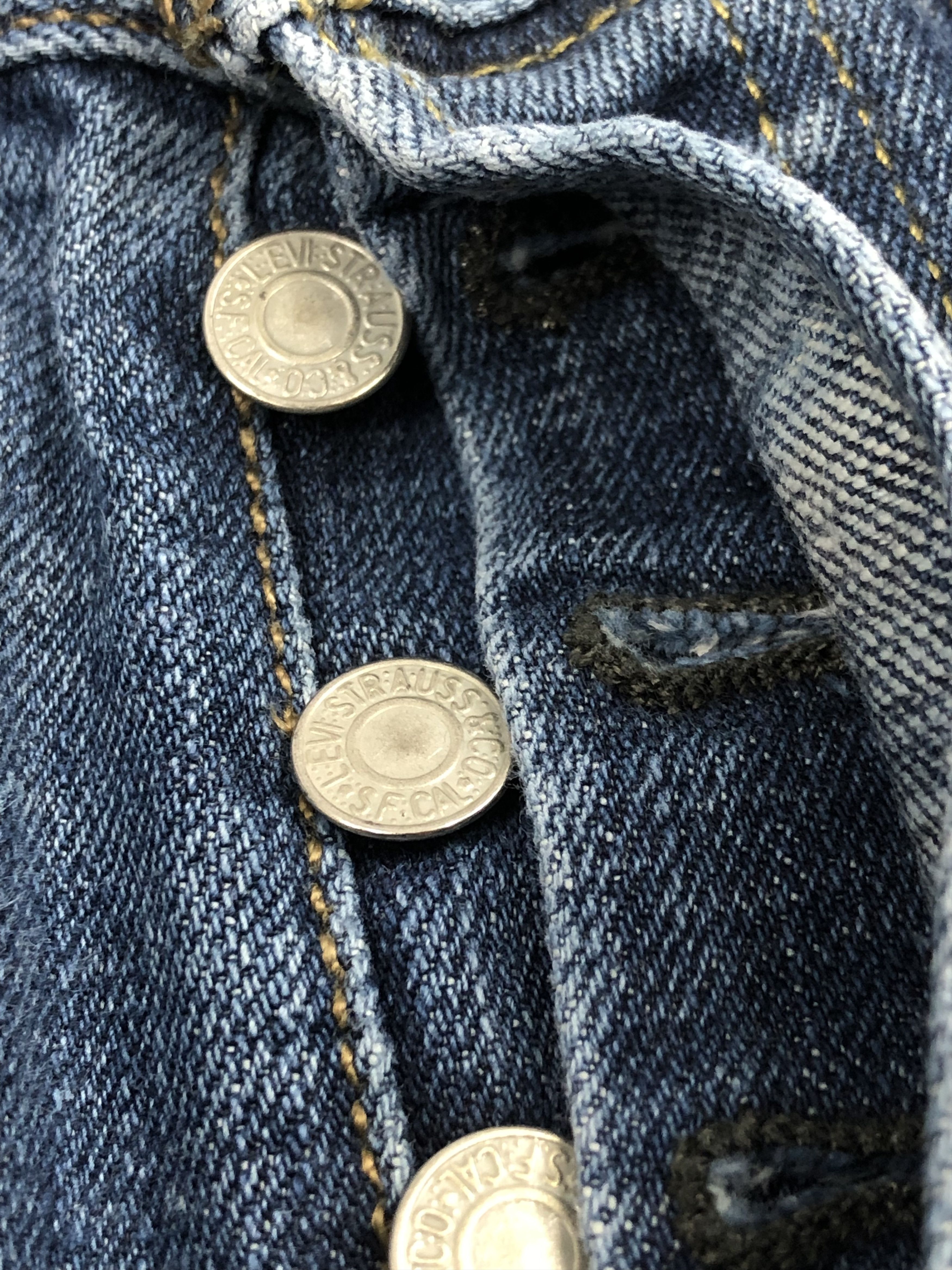 Levi's Vintage Levis 501 Blue Denim DP1333 Size US 31 - 10 Thumbnail