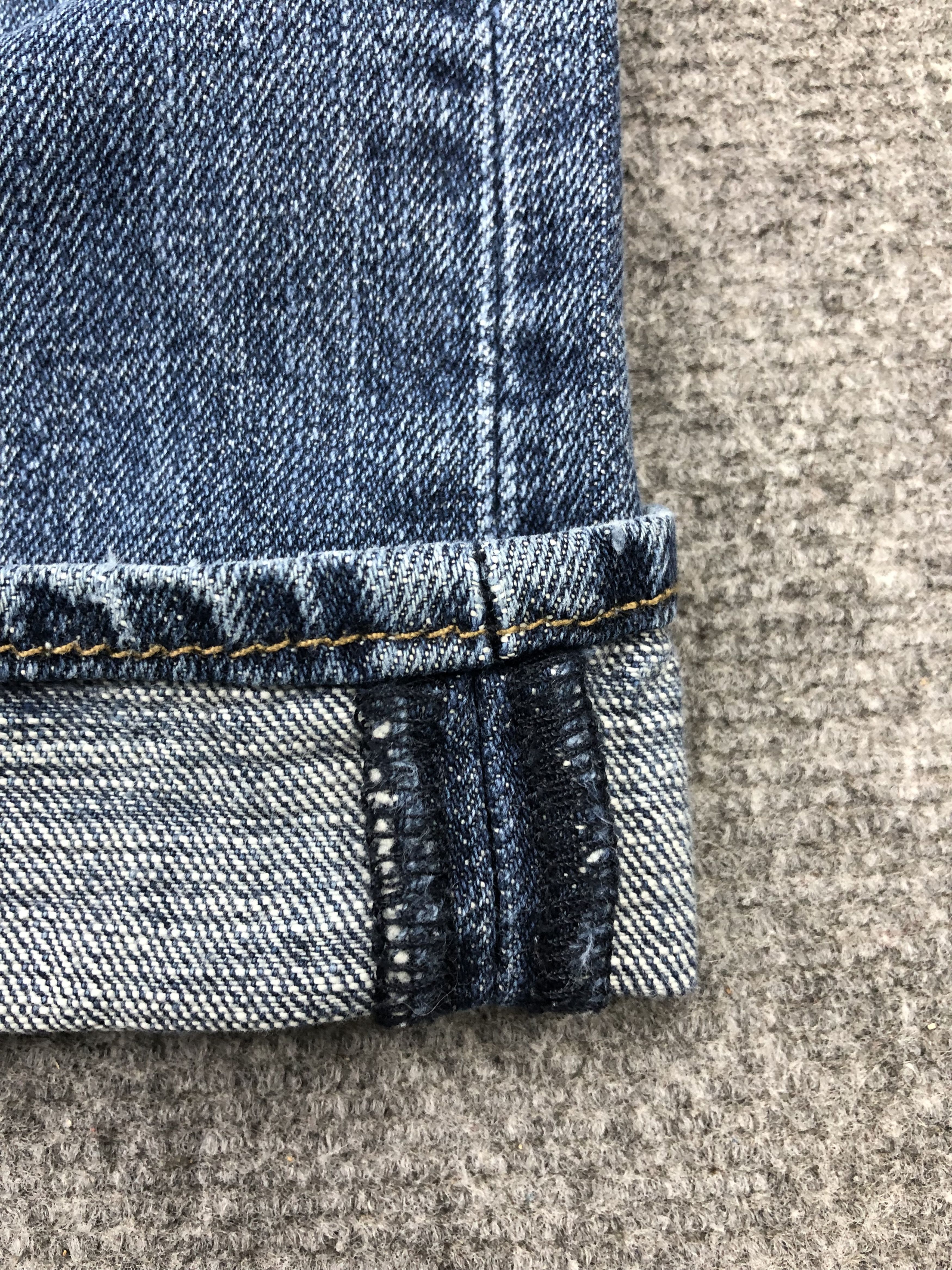 Levi's Vintage Levis 501 Blue Denim DP1333 Size US 31 - 8 Thumbnail