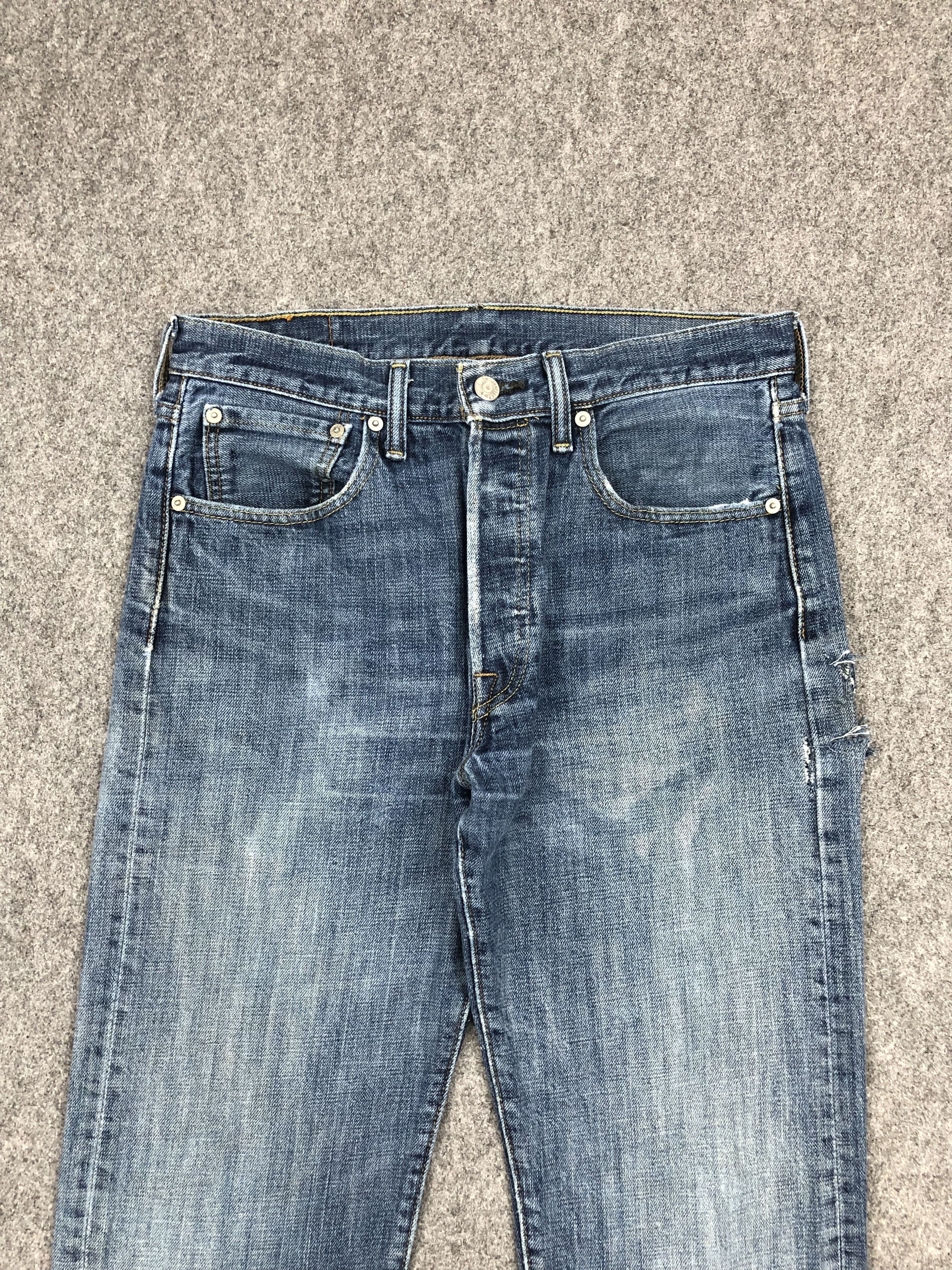 Levi's Vintage Levis 501 Blue Denim DP1333 Size US 31 - 2 Thumbnail