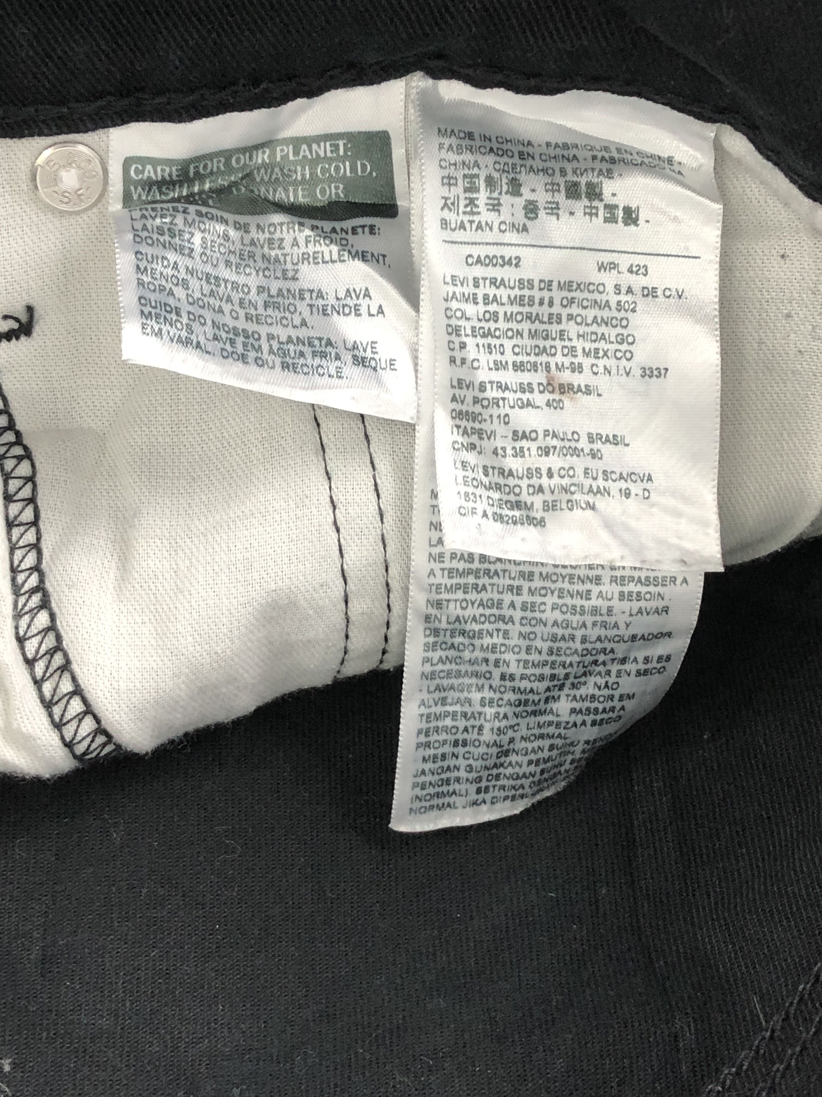 Levi's Vintage Levis 510 Denim DP1382 Size US 36 / EU 52 - 8 Thumbnail