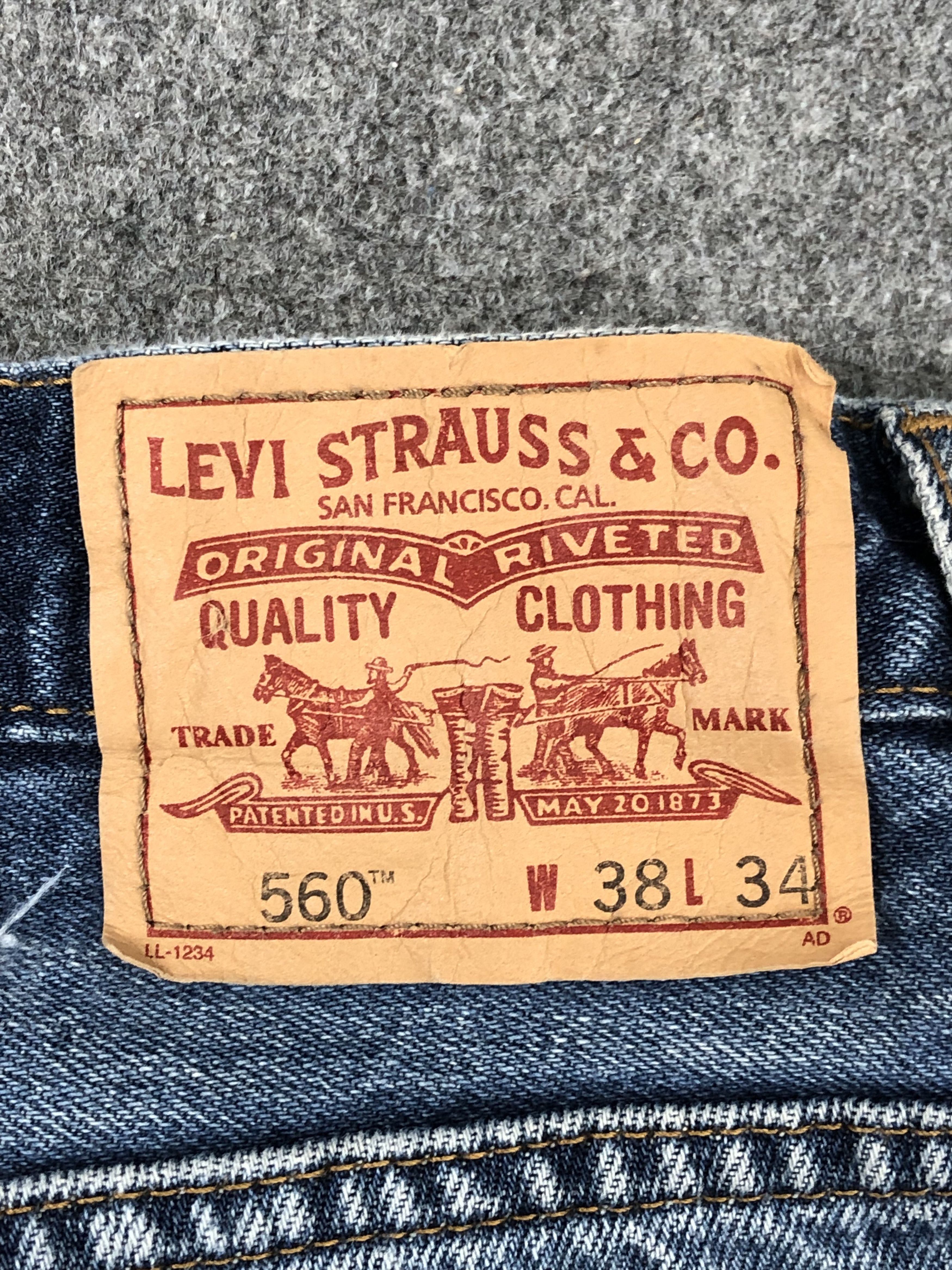 Levi's Vintage Levis 560 Light Blue Denim DP1383 Size US 39 - 5 Thumbnail
