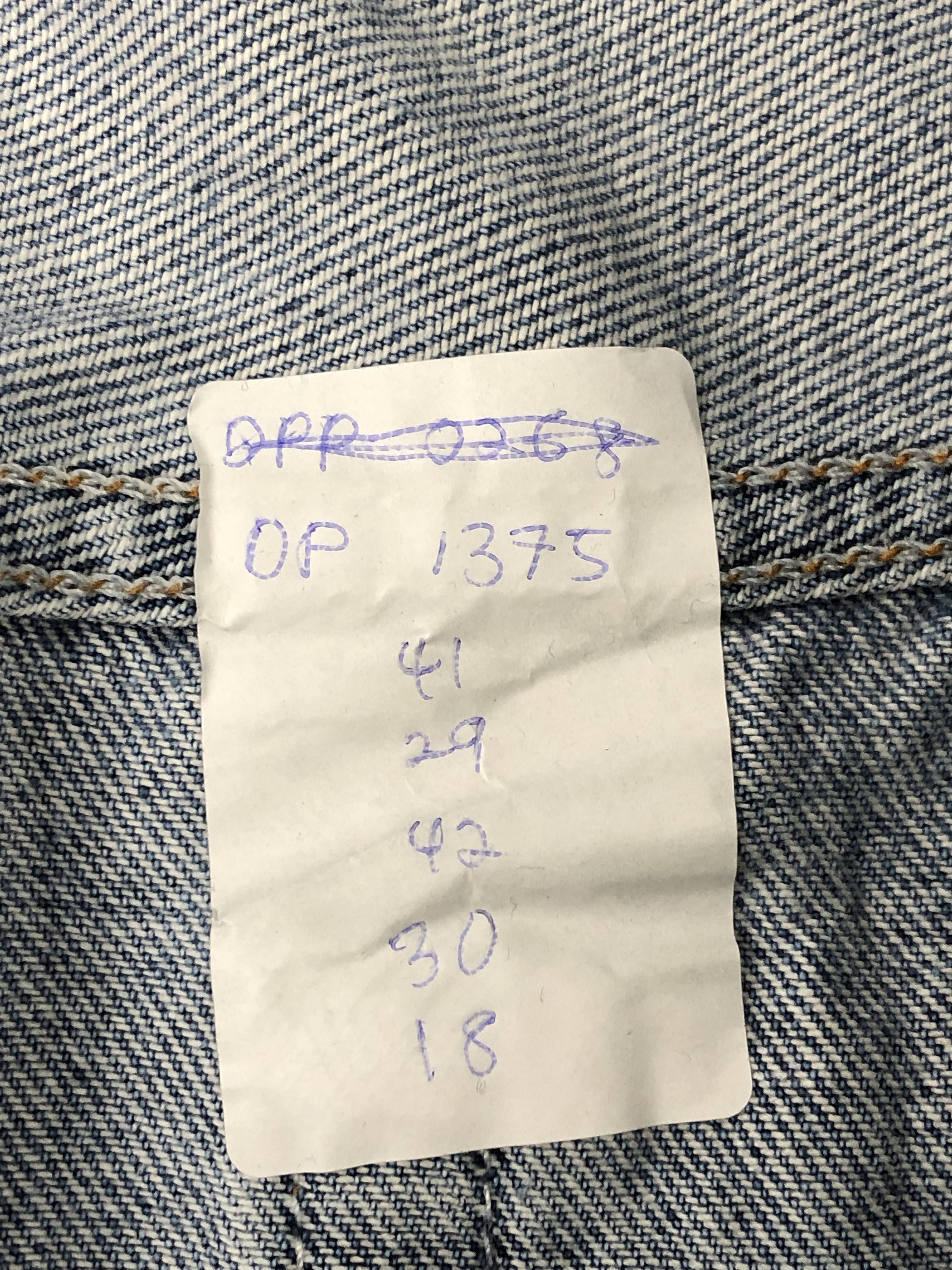 Levi's Blue Faded Vintage Levis 505 Jeans DP1375 Size US 31 - 13 Thumbnail
