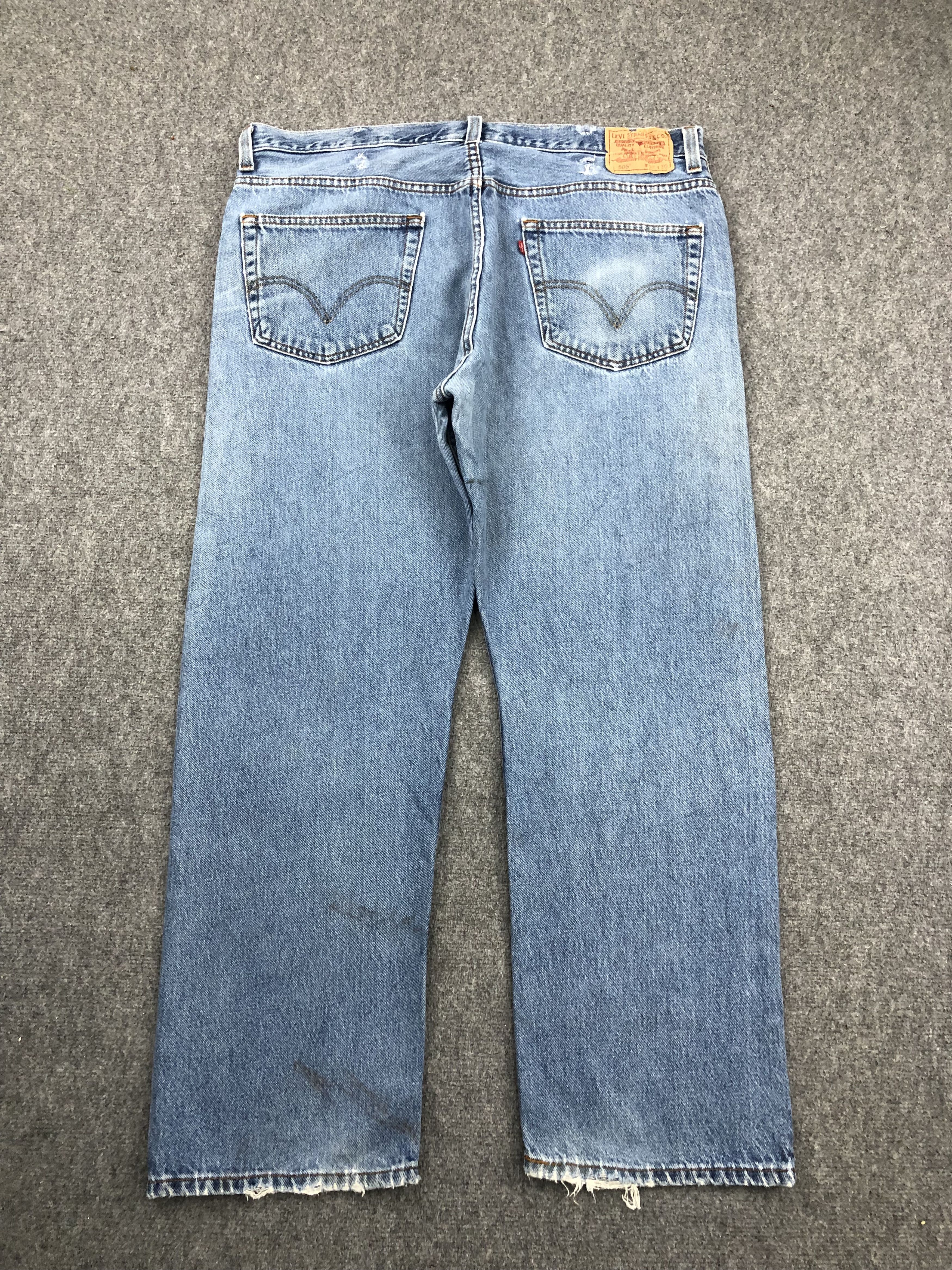 Levi's Blue Faded Vintage Levis 505 Jeans DP1375 Size US 31 - 3 Thumbnail