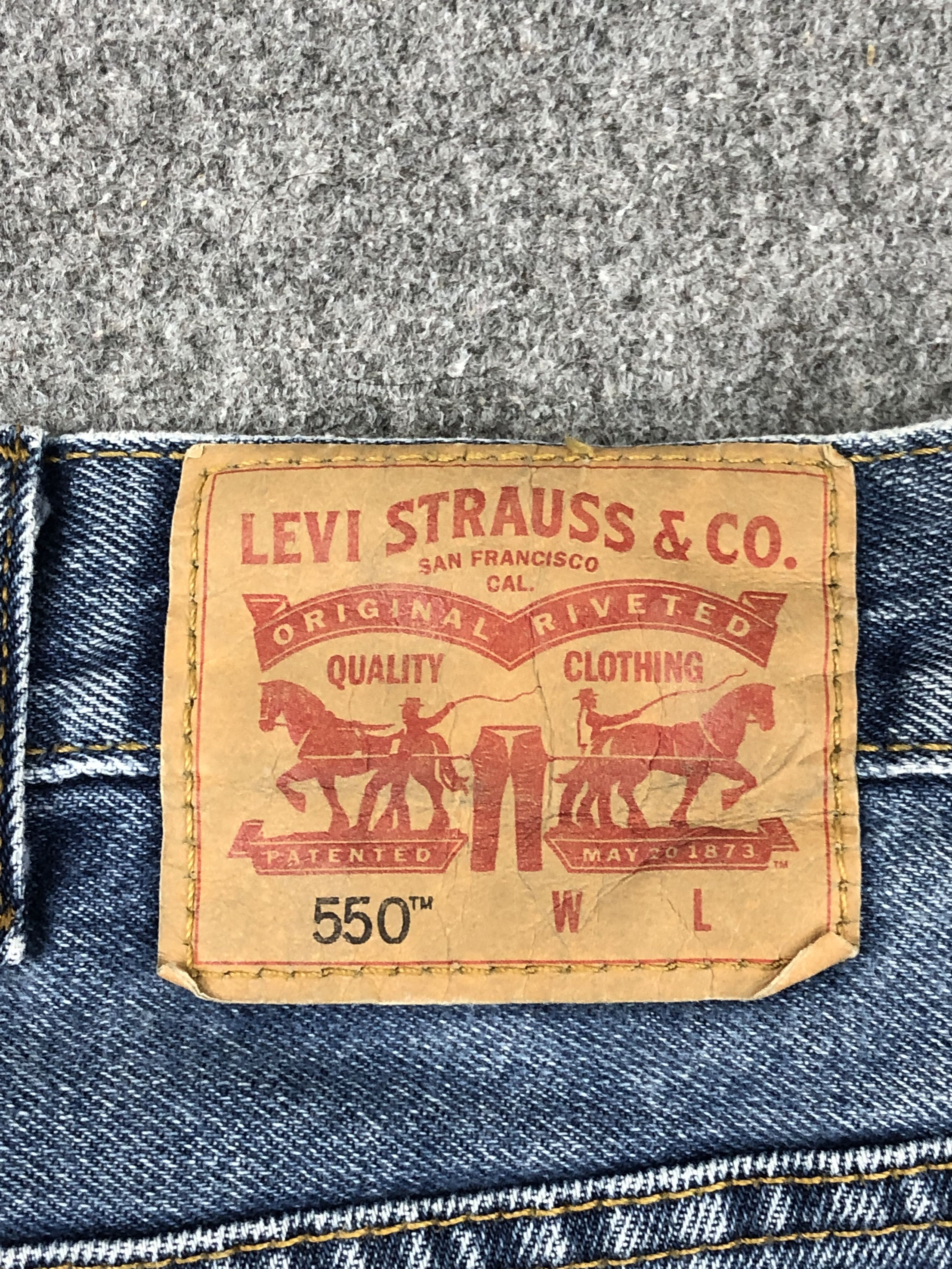 Levi's Vintage Levis 550 Denim DP1376 Size US 43 - 5 Thumbnail