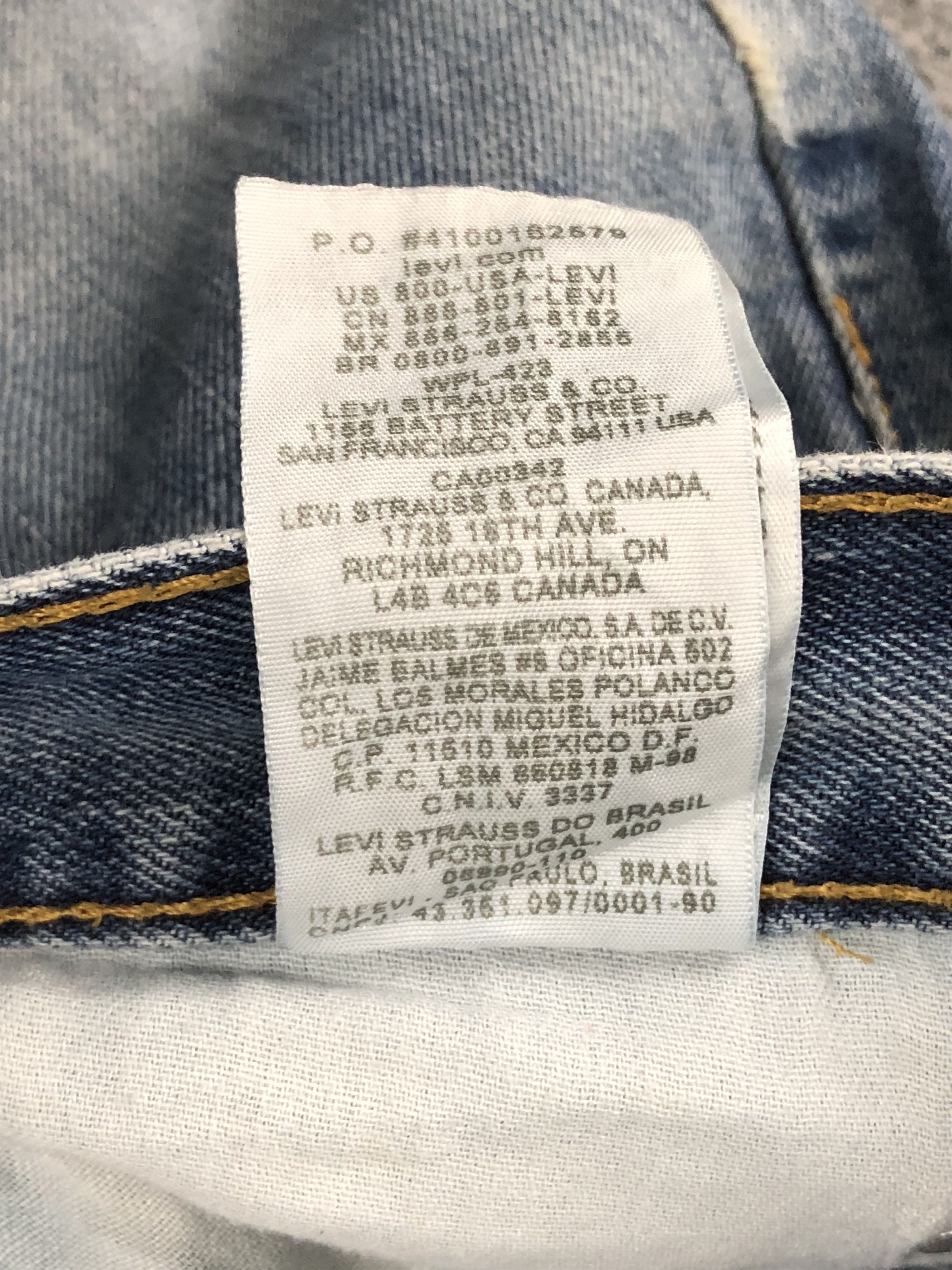 Levi's Vintage Levis 550 Denim DP1376 Size US 43 - 9 Thumbnail