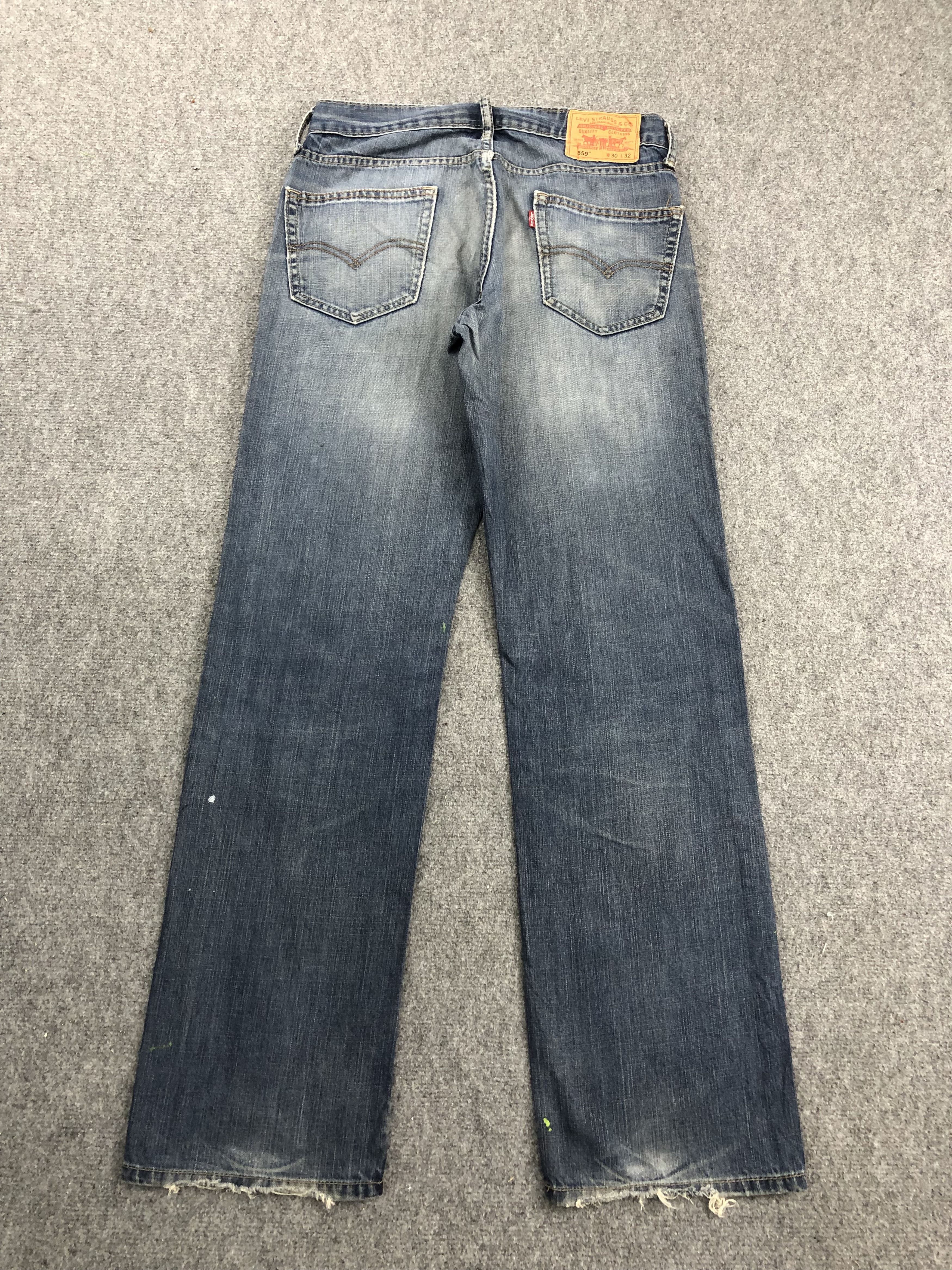 Levi's Vintage Levis 559 Blue Faded Jeans DP1372 Size US 32 / EU 48 - 3 Thumbnail