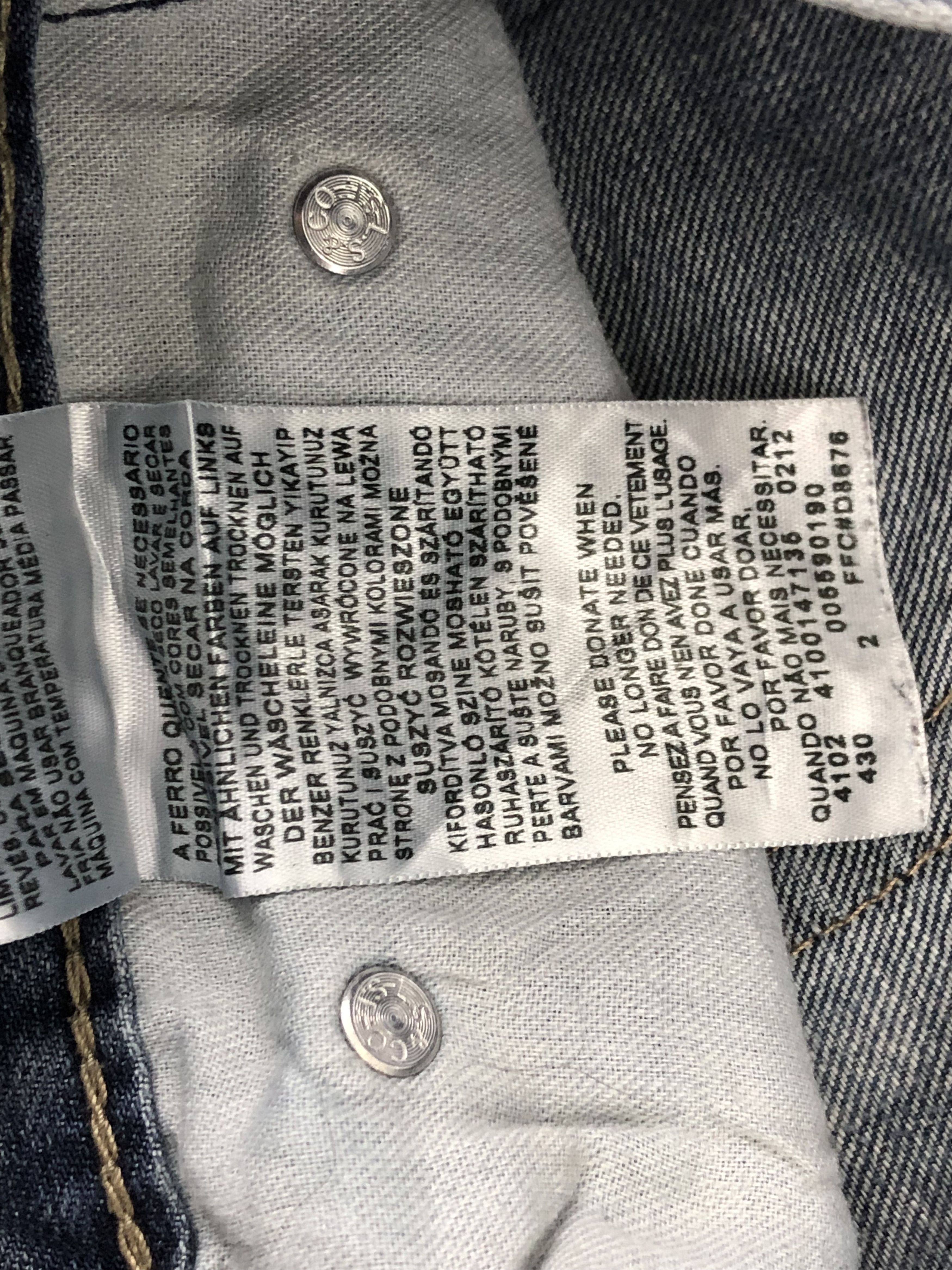 Levi's Vintage Levis 559 Blue Faded Jeans DP1372 Size US 32 / EU 48 - 7 Thumbnail