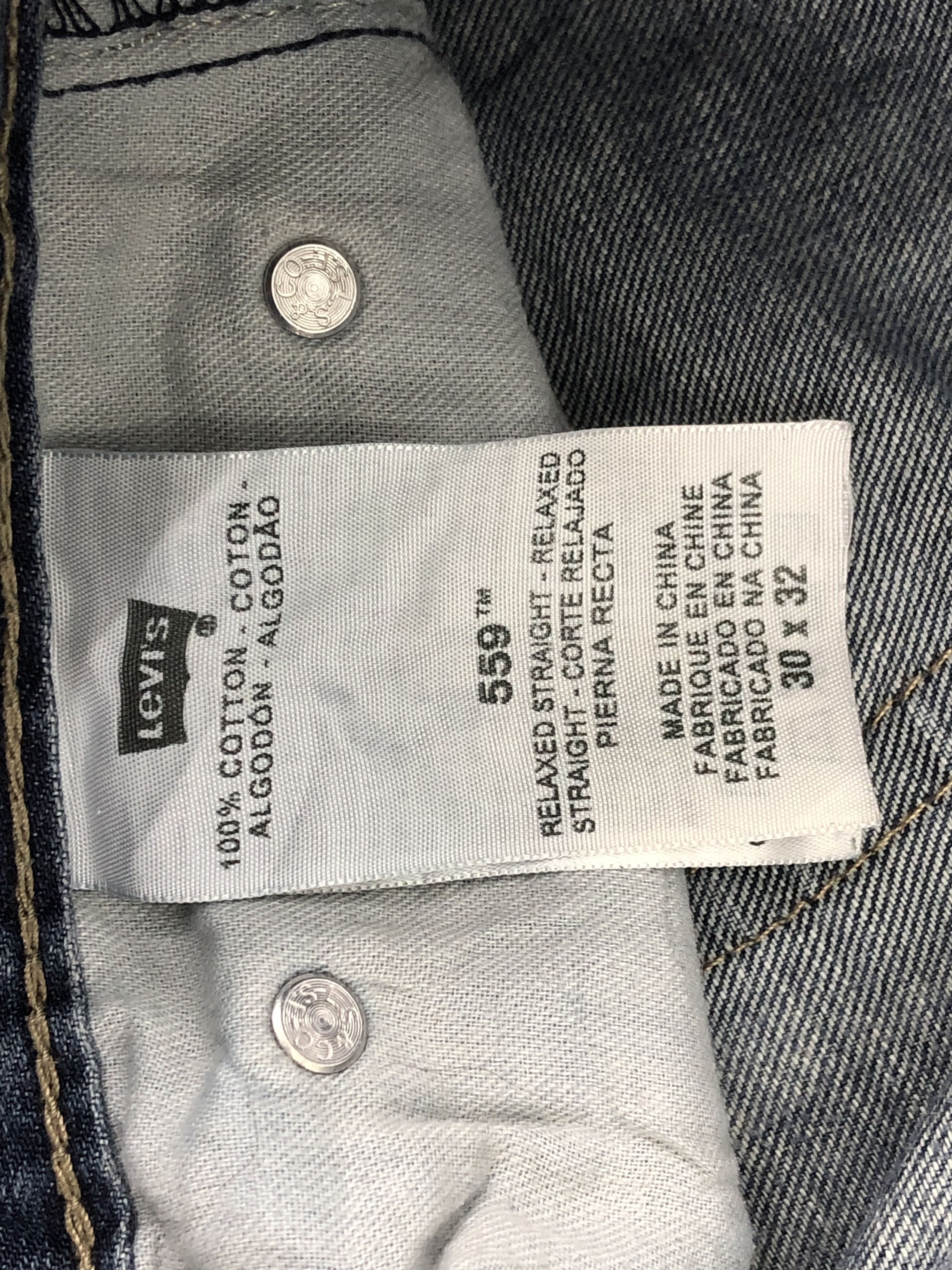 Levi's Vintage Levis 559 Blue Faded Jeans DP1372 Size US 32 / EU 48 - 6 Thumbnail