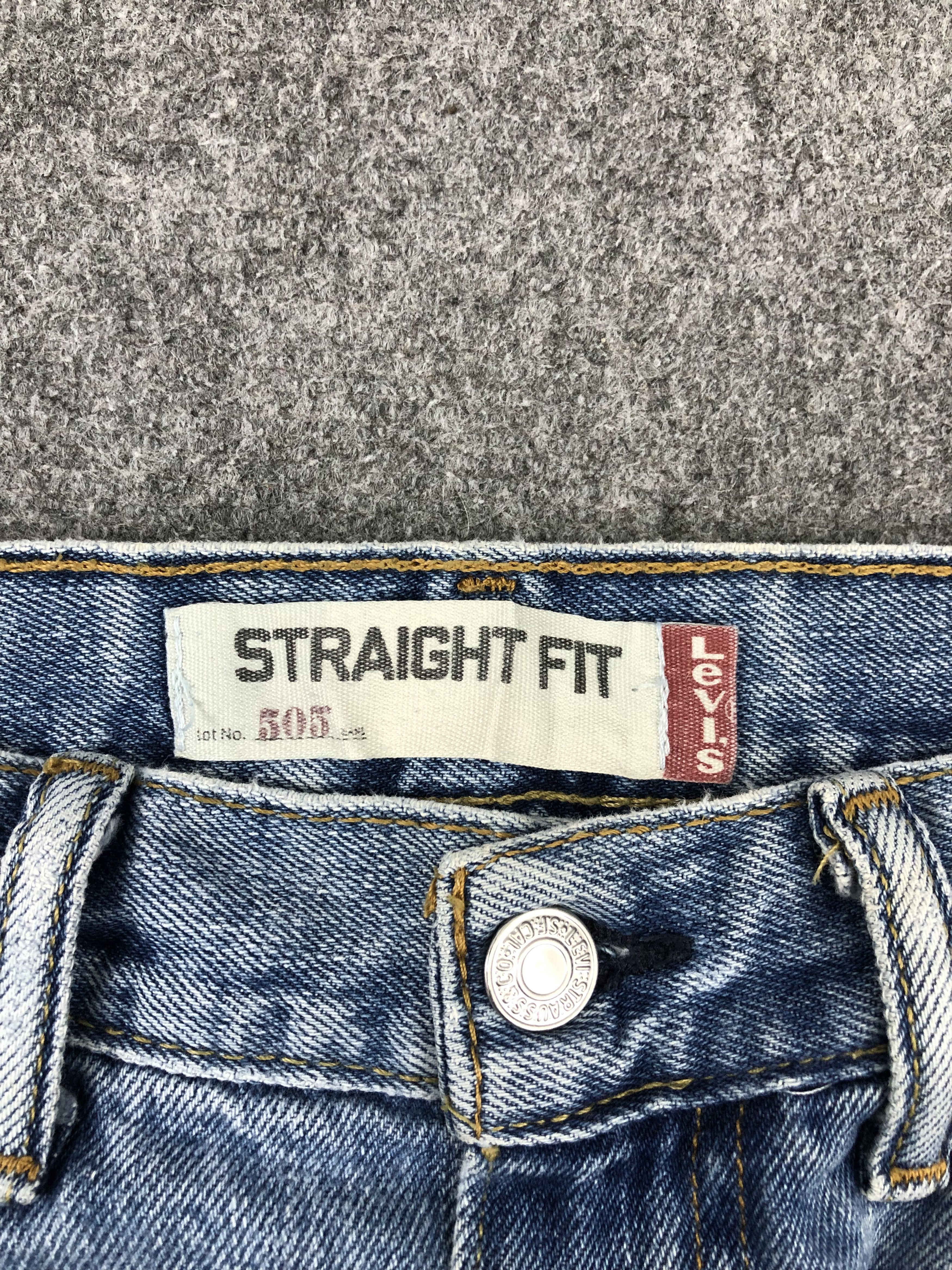 Levi's Vintage Levis 505 Sun Faded Jeans DP1374 Size US 32 / EU 48 - 11 Thumbnail