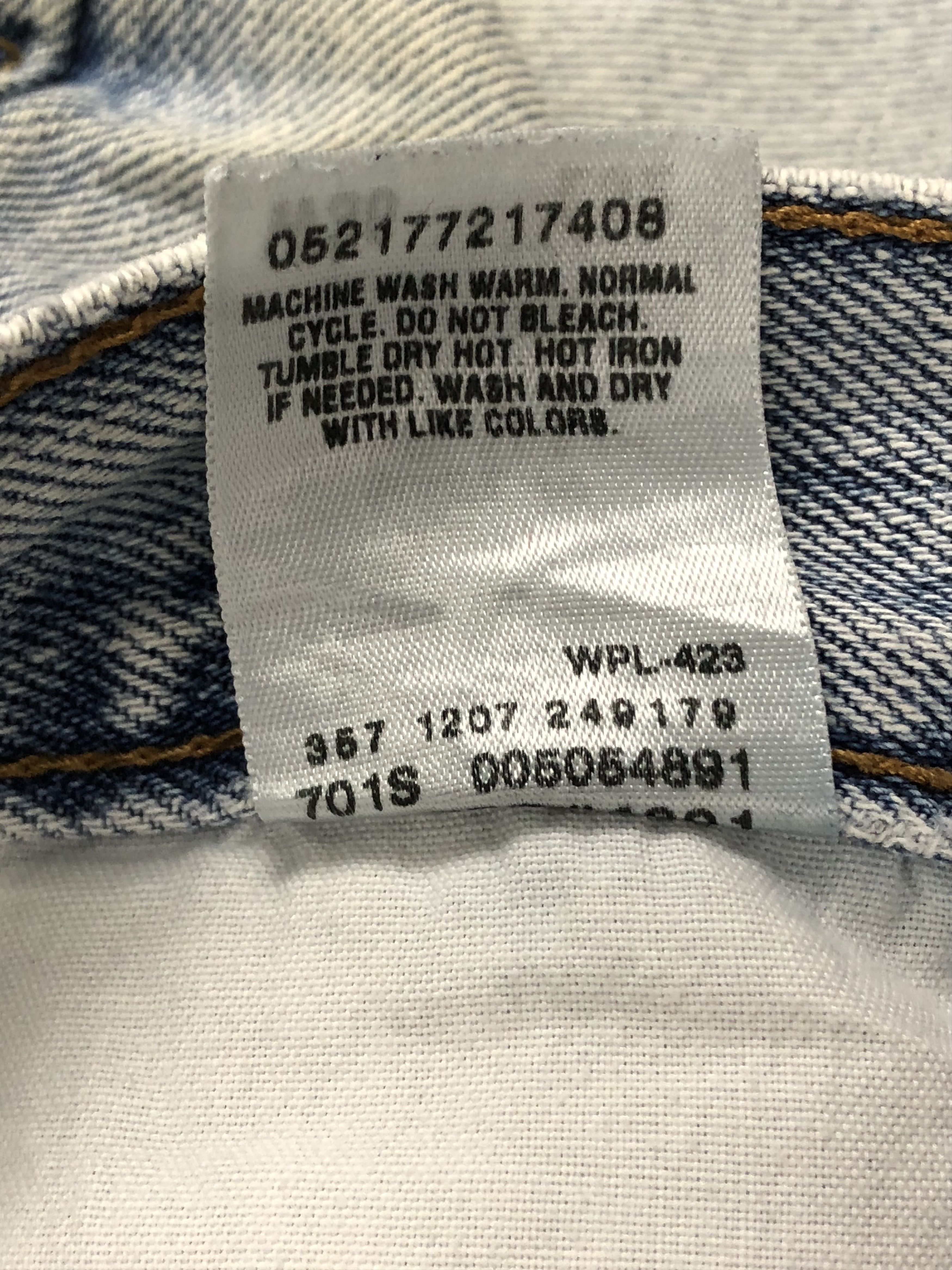 Levi's Vintage Levis 505 Regular Fit Jeans DP1364 Size US 36 / EU 52 - 9 Thumbnail