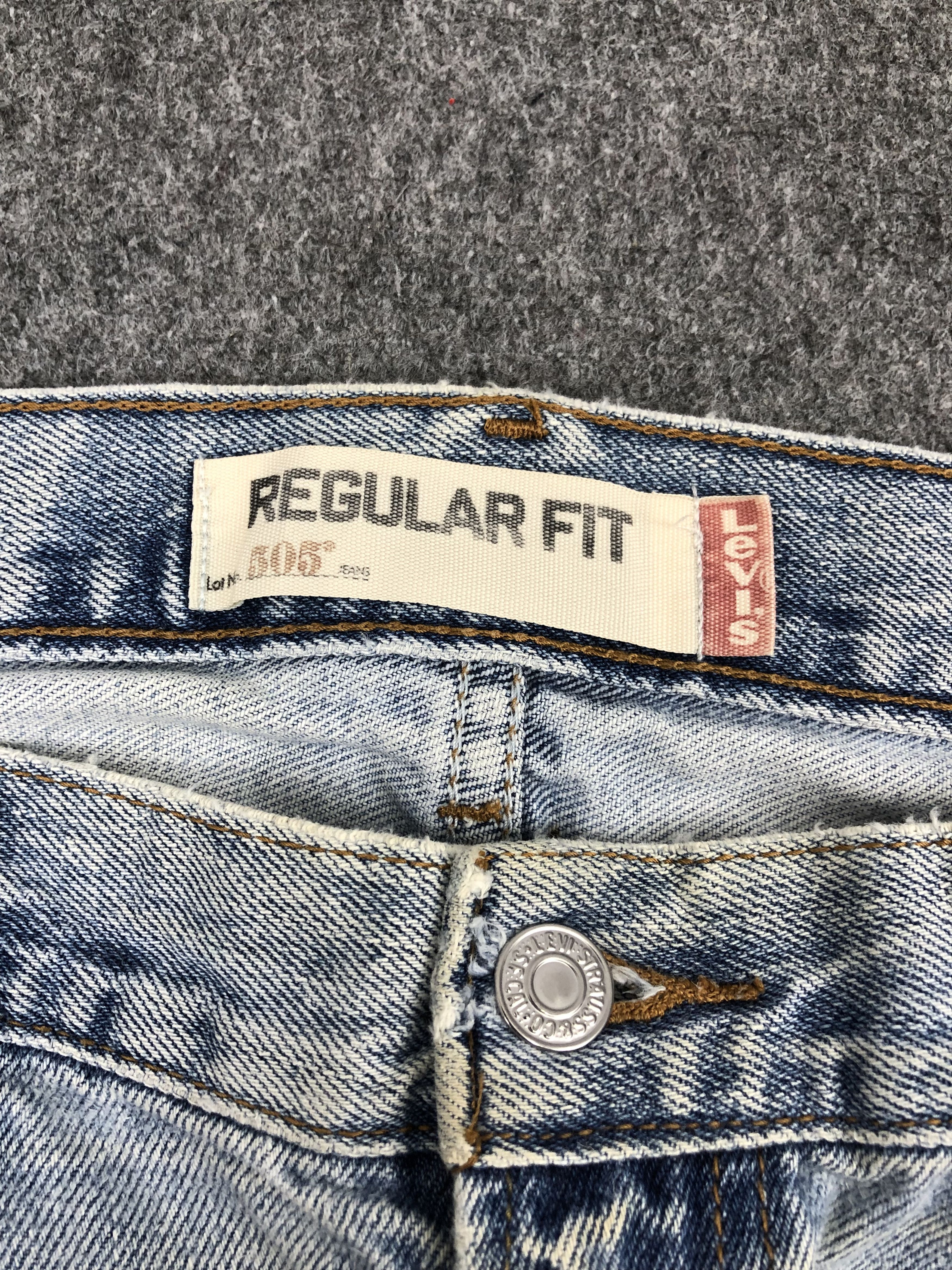 Levi's Vintage Levis 505 Regular Fit Jeans DP1364 Size US 36 / EU 52 - 7 Thumbnail