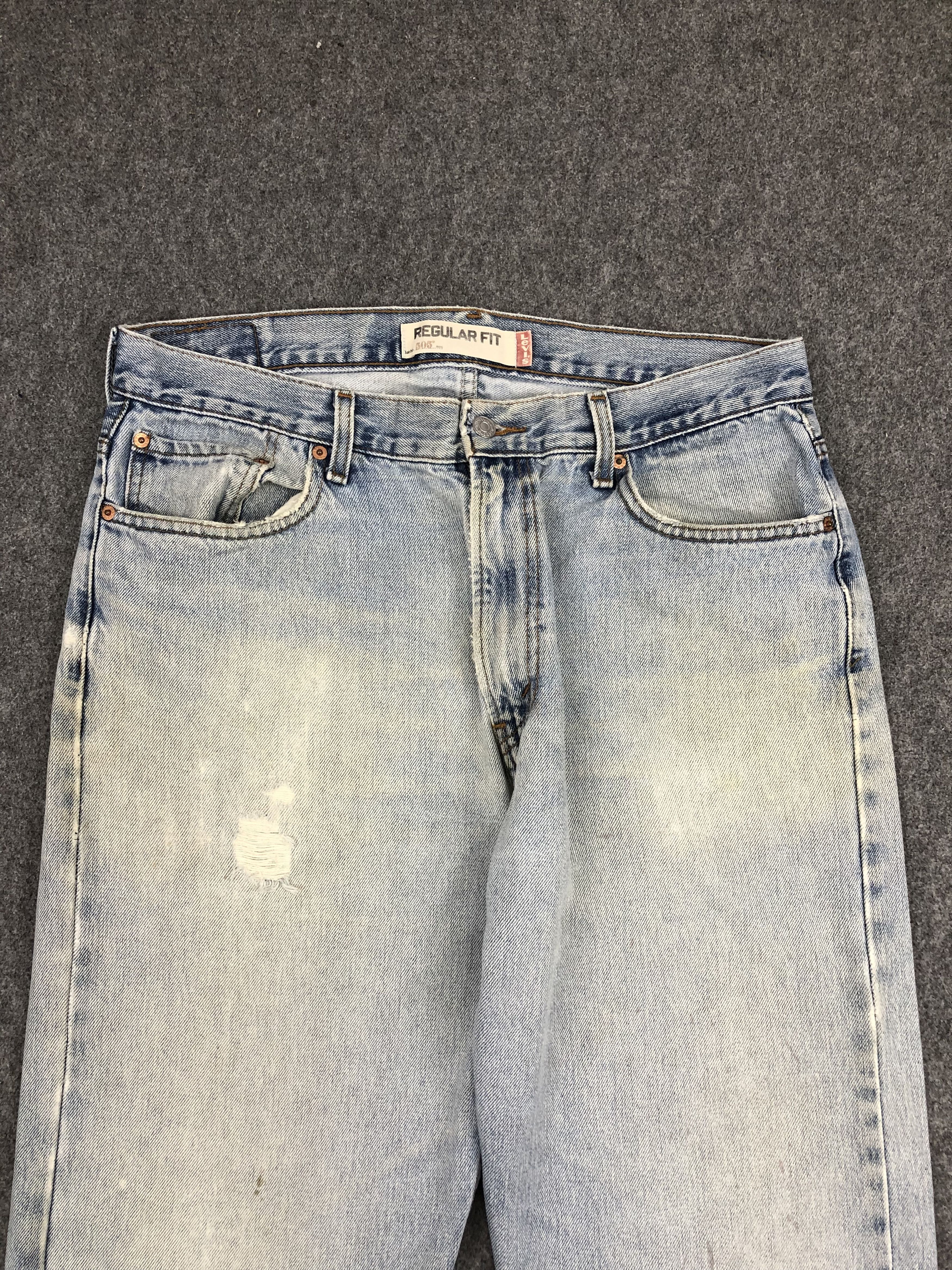 Levi's Vintage Levis 505 Regular Fit Jeans DP1364 Size US 36 / EU 52 - 2 Thumbnail