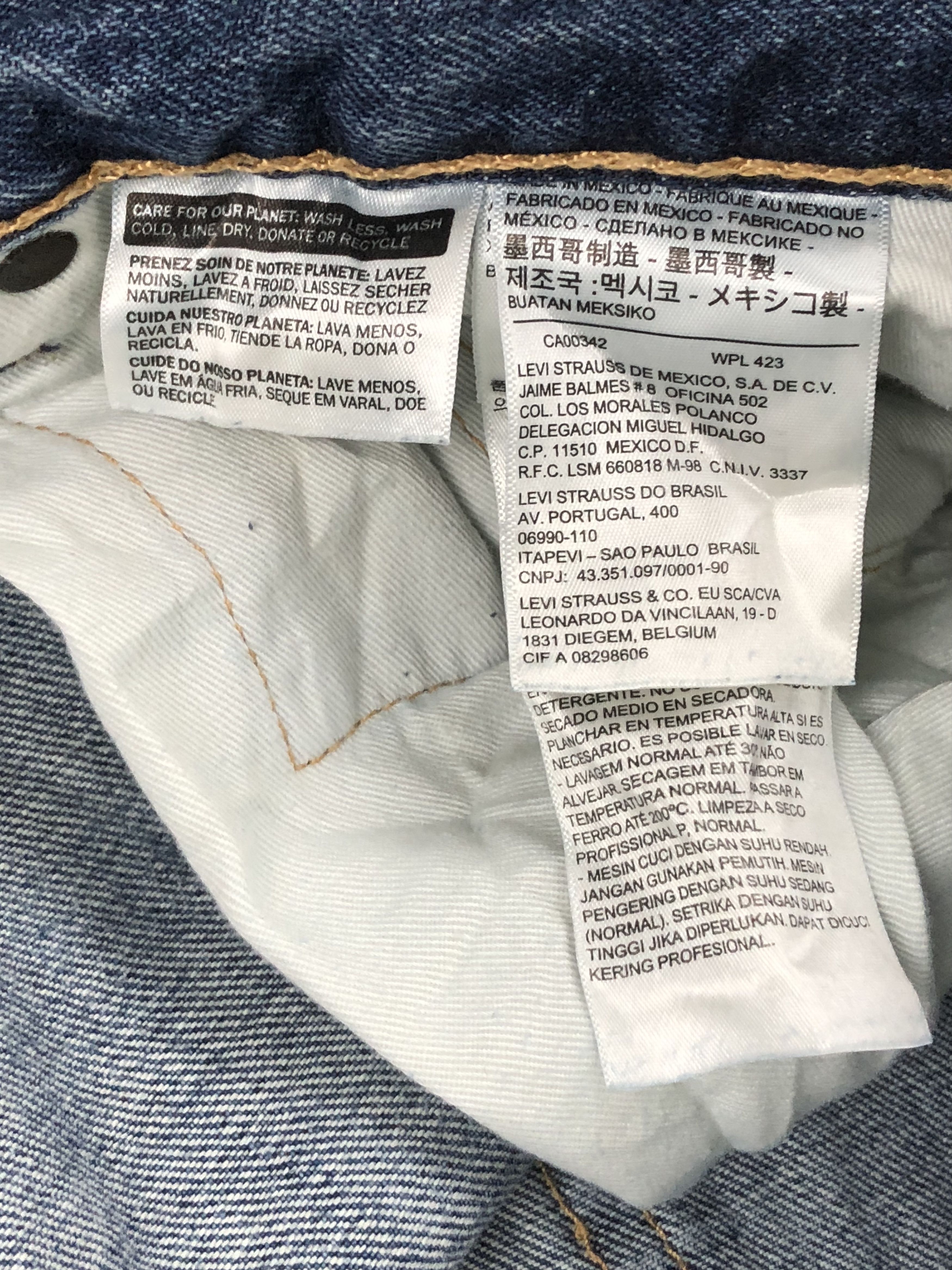 Levi's Sun Faded Vintage Levis 514 Jeans DP1366 Size US 41 - 7 Thumbnail