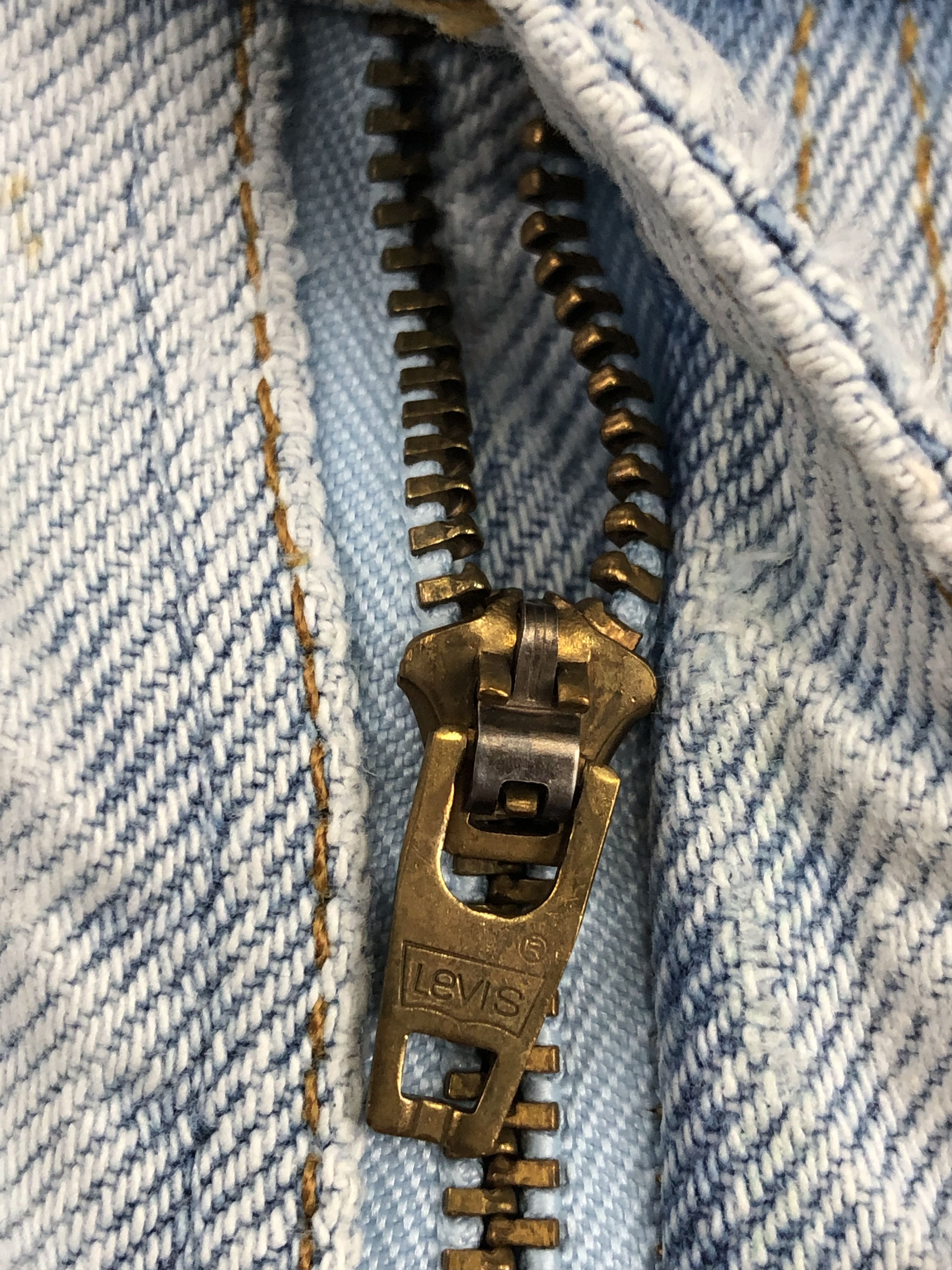 Levi's Light Wash Vintage 90s Levis 521 Jeans DP1369 Size US 28 / EU 44 - 11 Thumbnail
