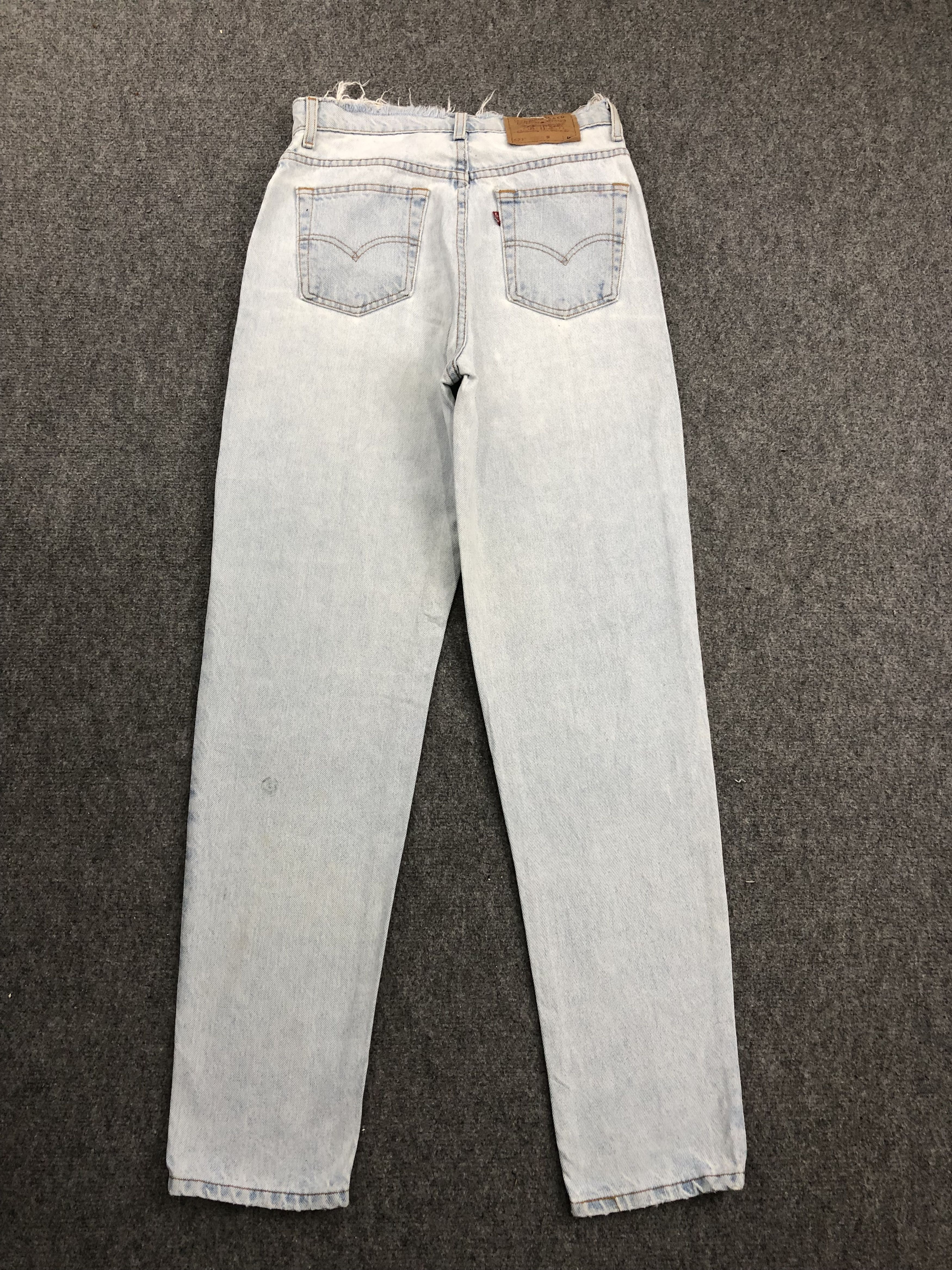 Levi's Light Wash Vintage 90s Levis 521 Jeans DP1369 Size US 28 / EU 44 - 3 Thumbnail