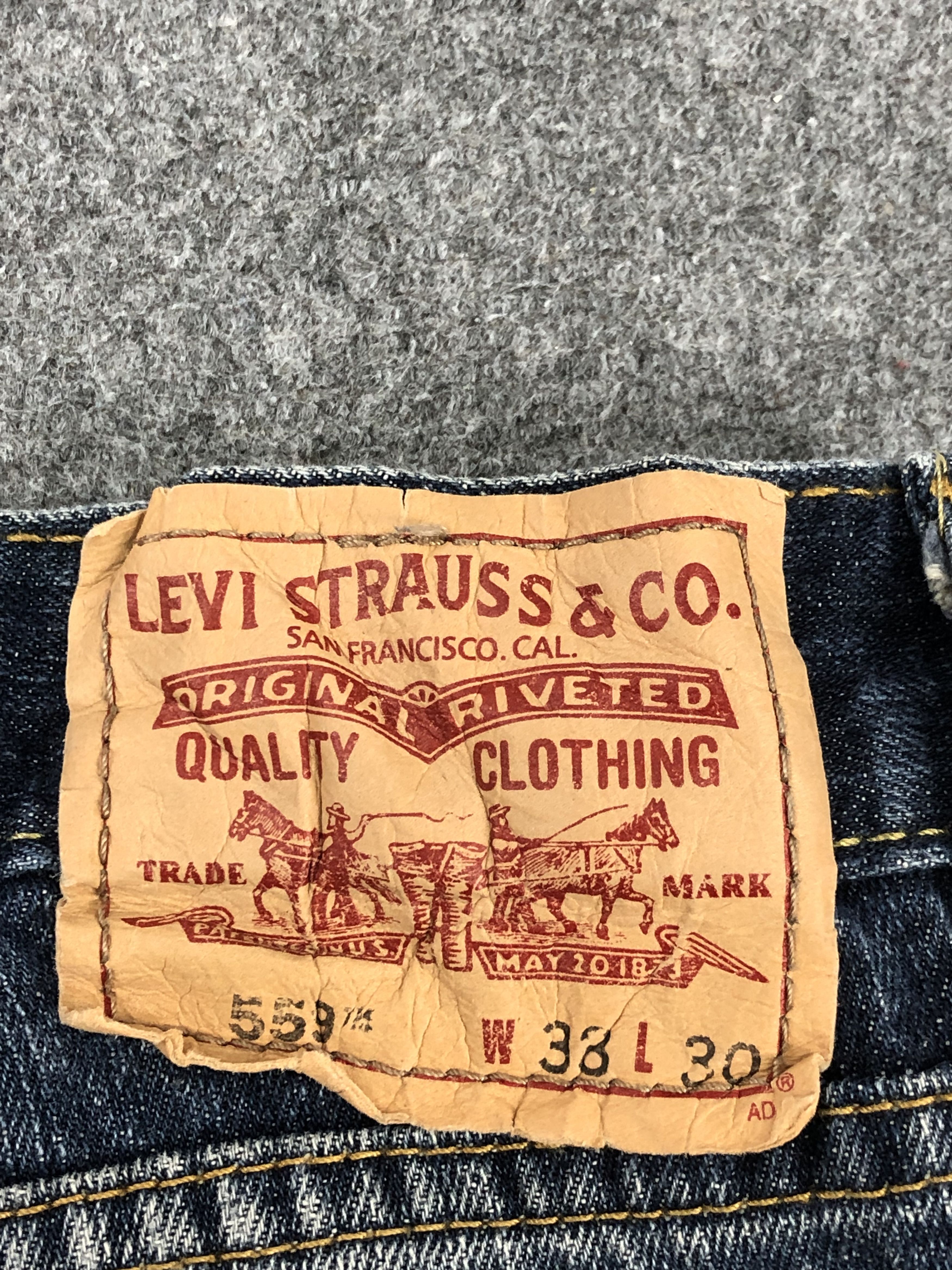 Levi's Faded Blue Vintage Levis 559 Denim DP1370 Size US 39 - 5 Thumbnail