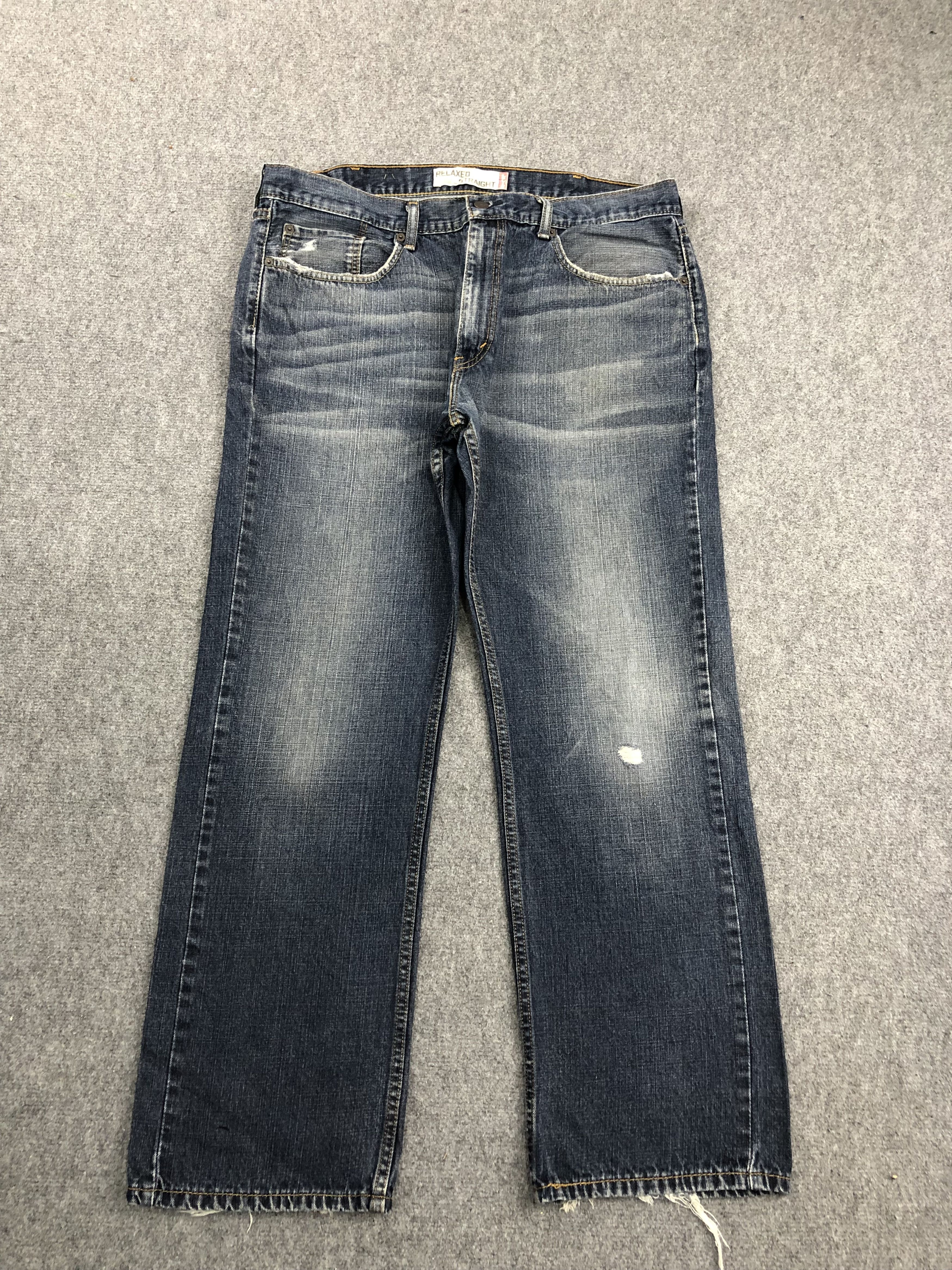 Levi's Faded Blue Vintage Levis 559 Denim DP1370 Size US 39 - 1 Thumbnail