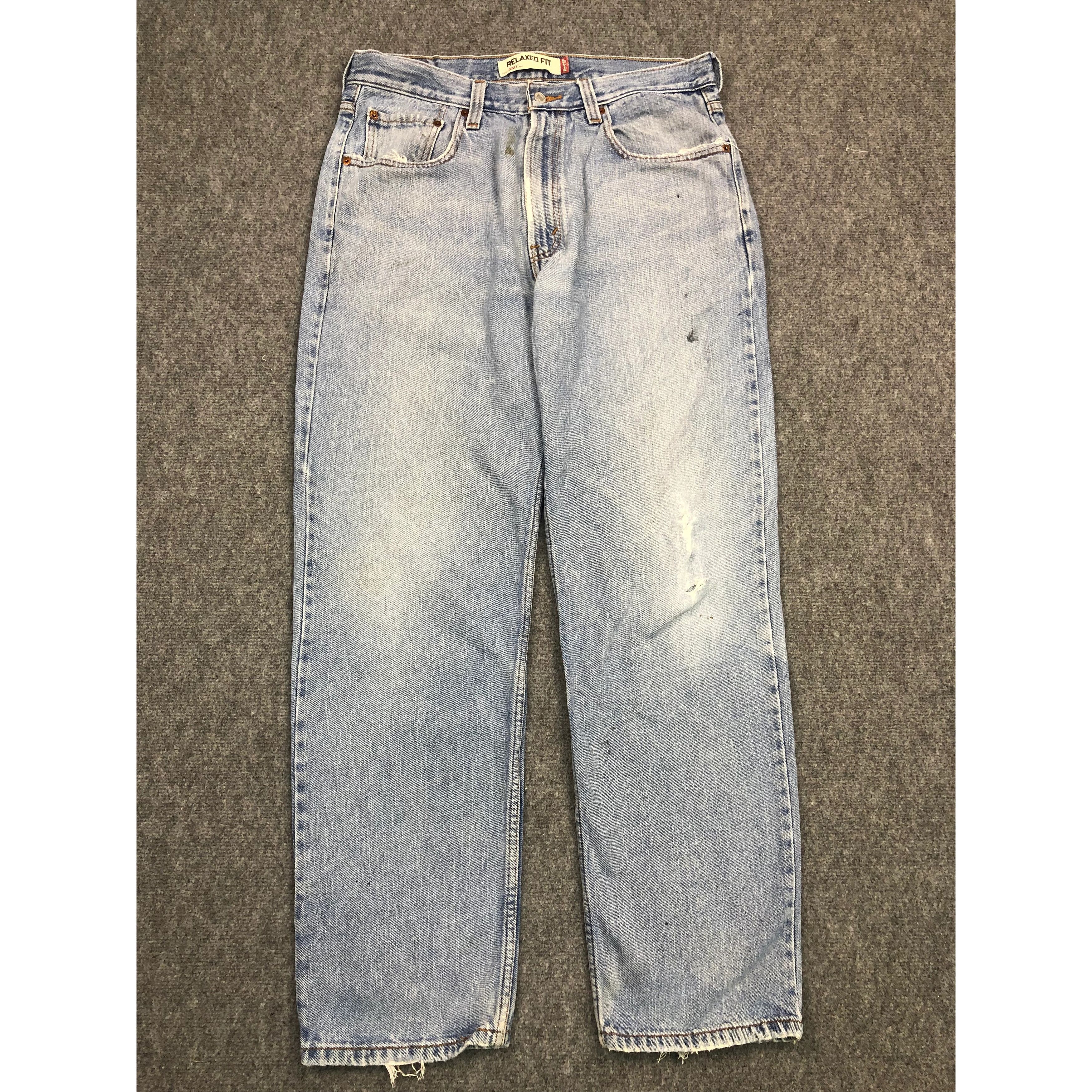 Levi's Vintage Levis 550 Relaxed Fit Lightwash Denim DP0254 Size US 34 / EU 50 - 1 Thumbnail