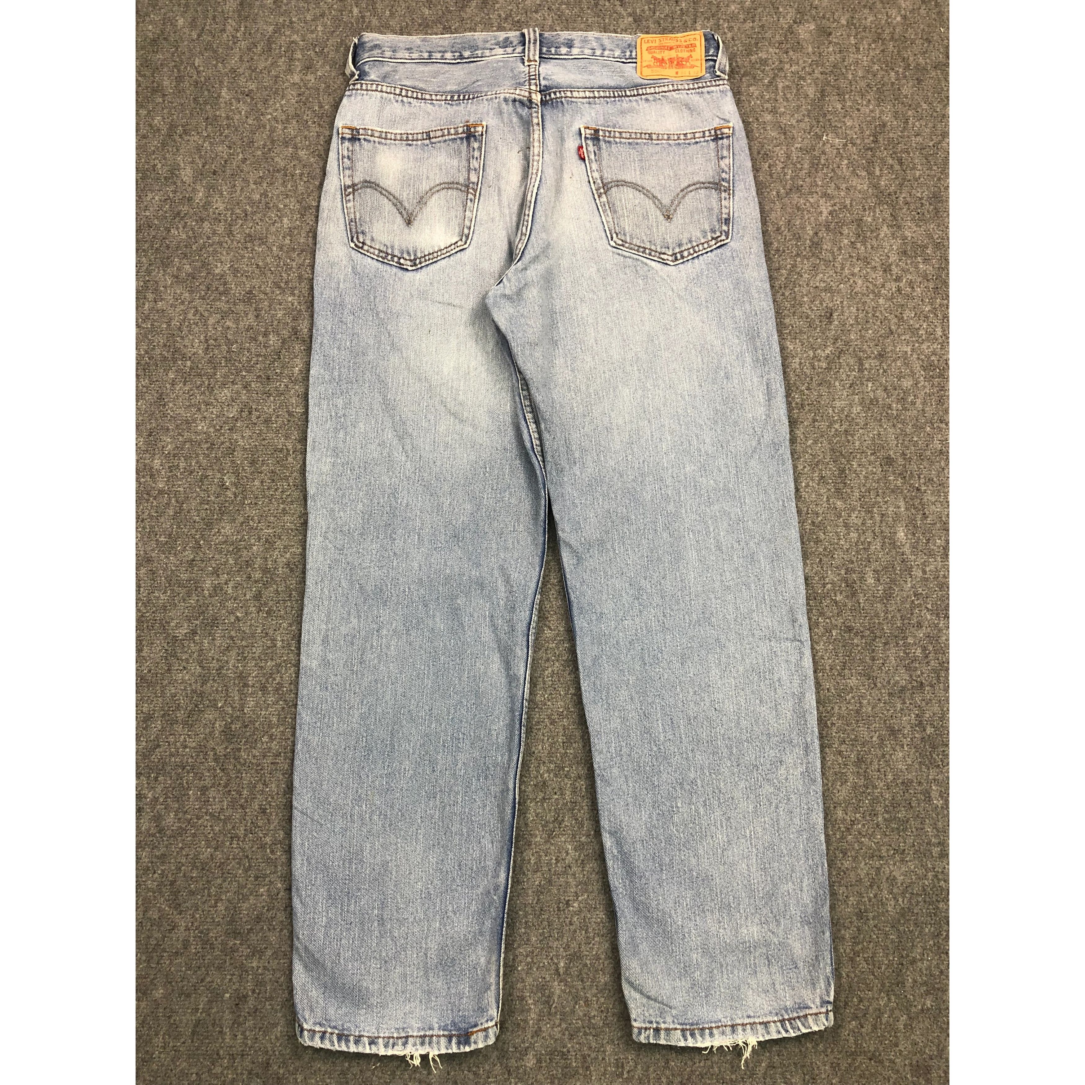 Levi's Vintage Levis 550 Relaxed Fit Lightwash Denim DP0254 Size US 34 / EU 50 - 2 Thumbnail
