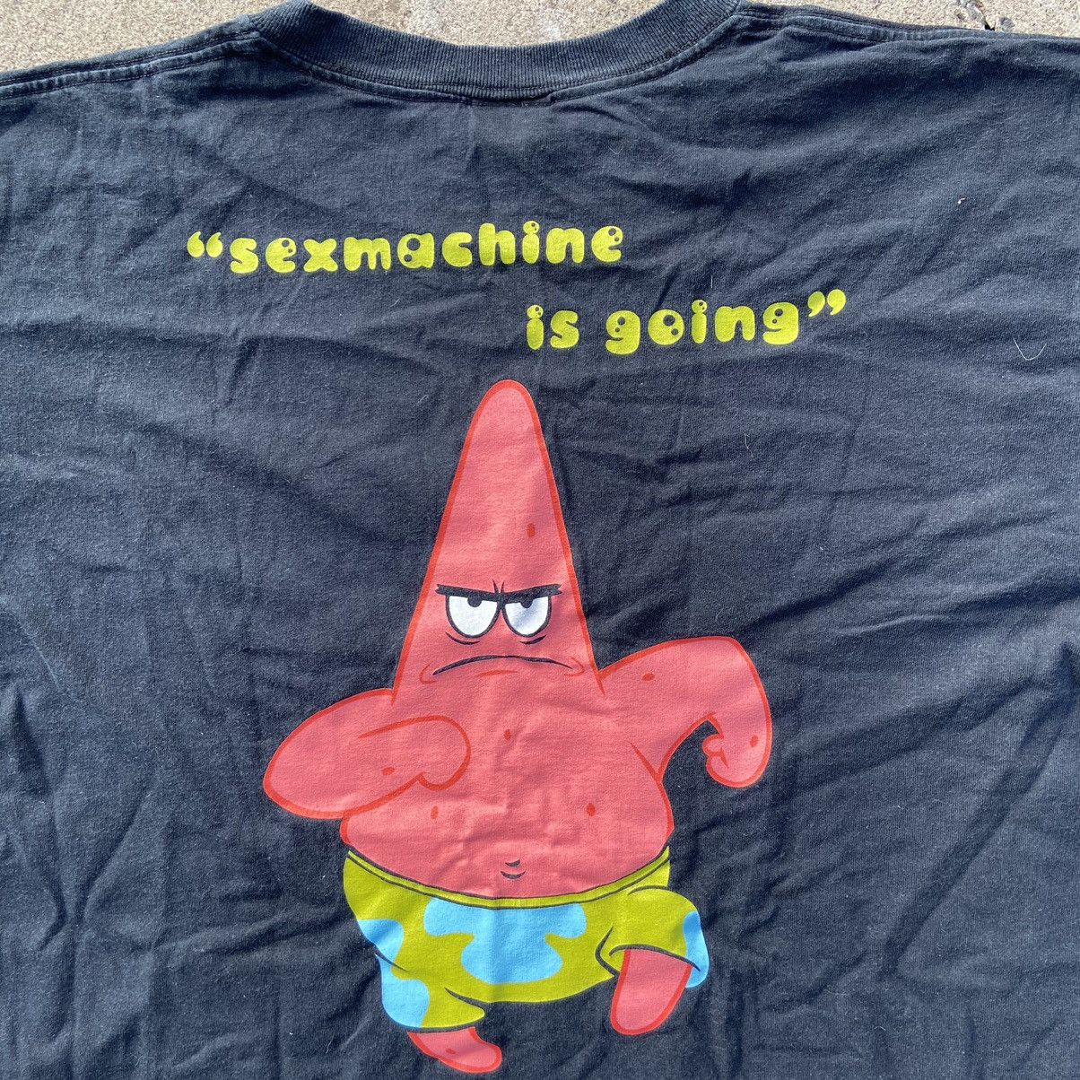 Nickelodeon 2000s SEX MACHINE PATRICK STAR VINTAGE SPONGEBOB TEE - № 552 Size US L / EU 52-54 / 3 - 3 Thumbnail