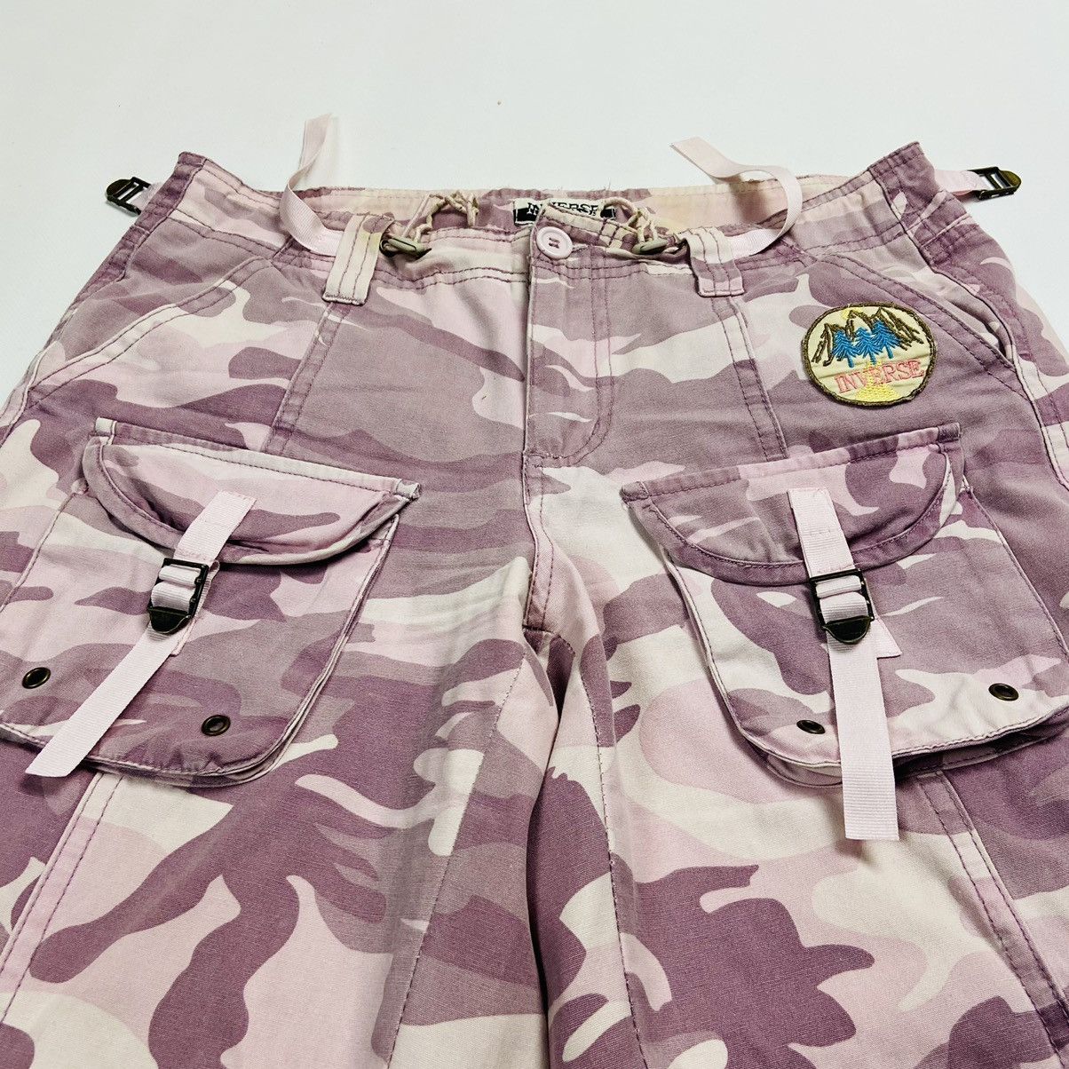 Japanese Brand MULTIPOCKET BONDAGE CUTE BABY PINK Y2K CARGO PANTS - № 3088 Size US 30 / EU 46 - 8 Thumbnail