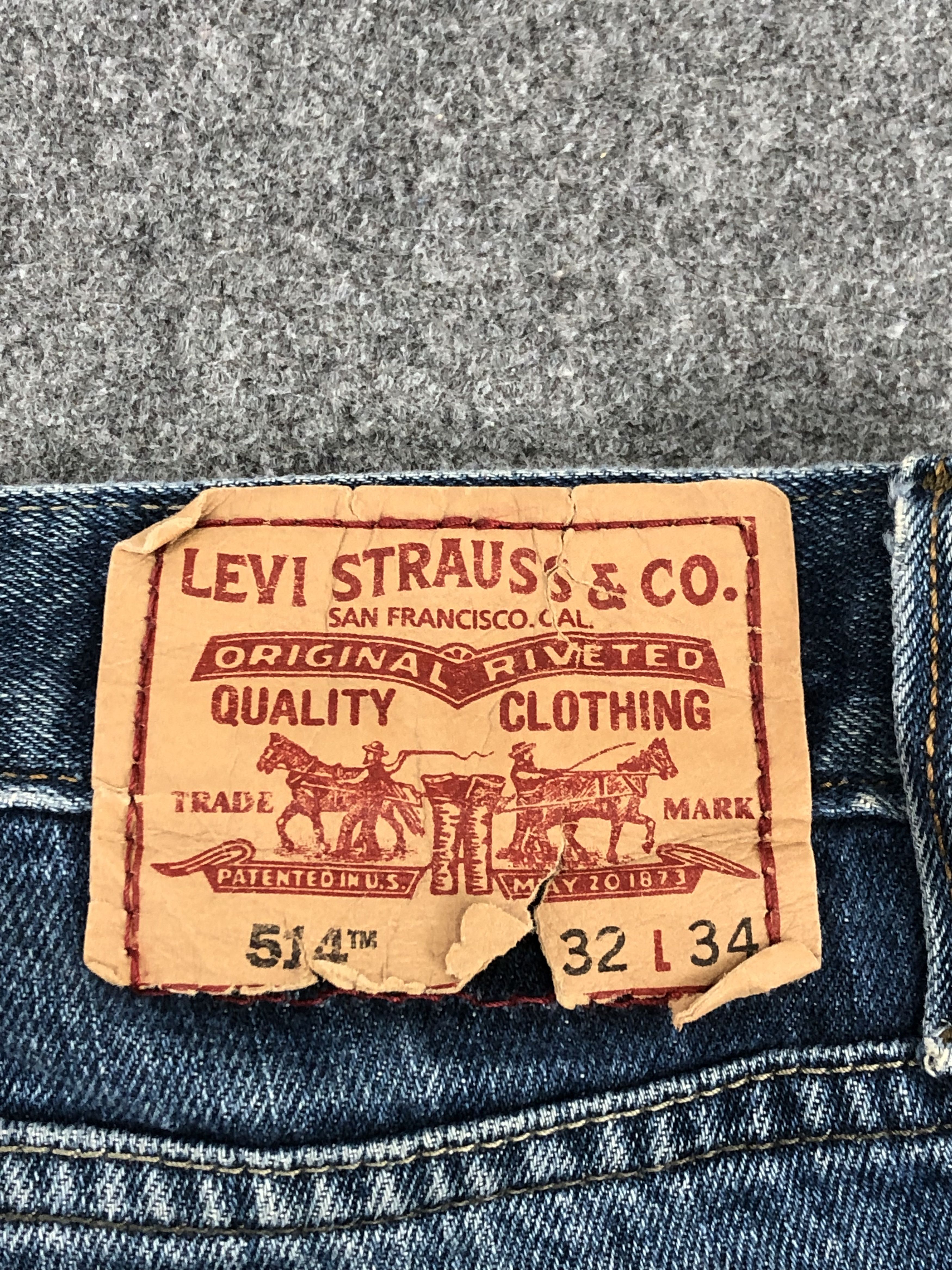 Levi's Faded Blue Vintage Levis 514 Jeans DP1396 Size US 33 - 5 Thumbnail