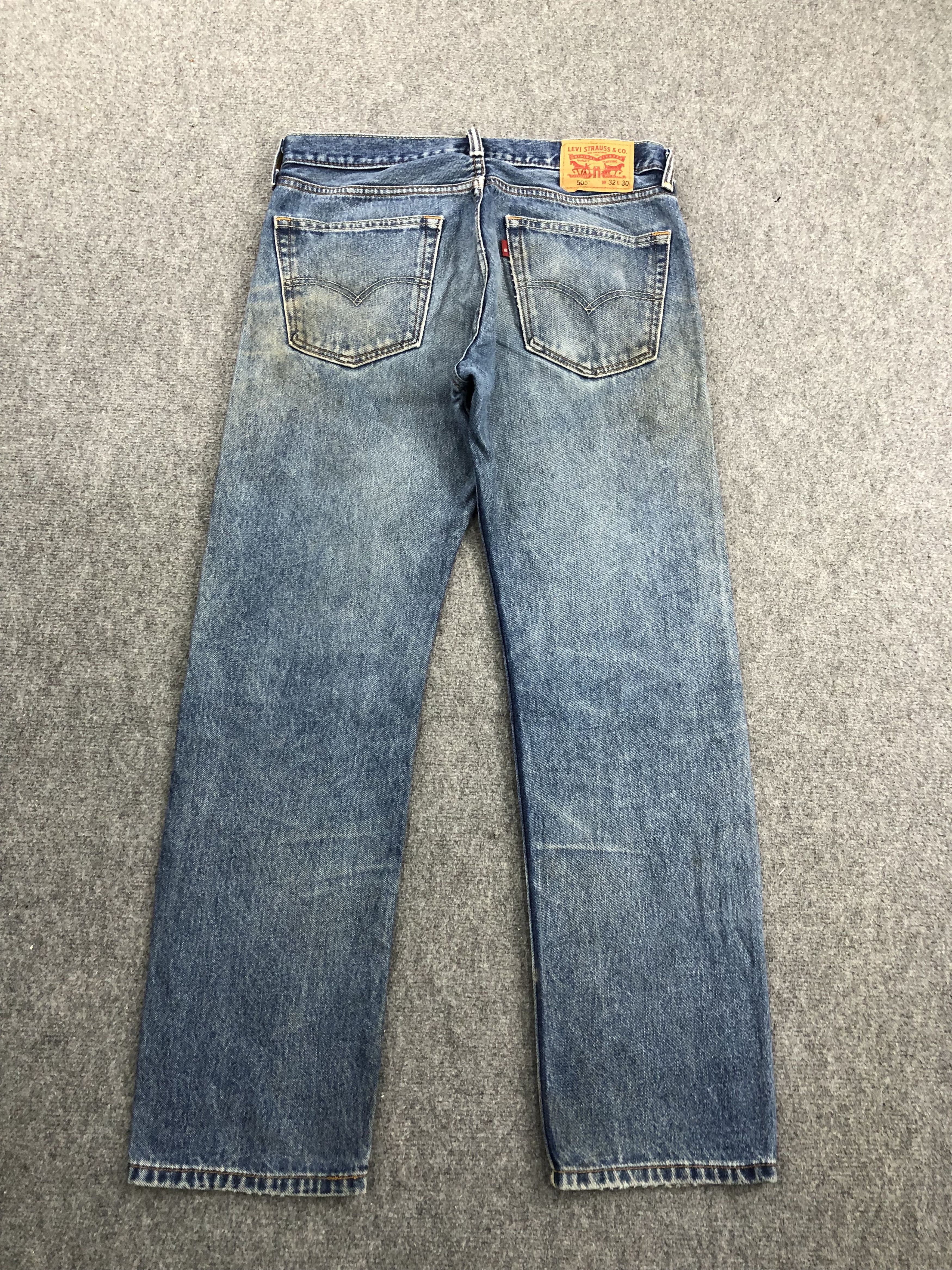 Levi's × Vintage Faded Blue Vintage Levis 505 Jeans DP1394 Size US 34 / EU 50 - 3 Thumbnail