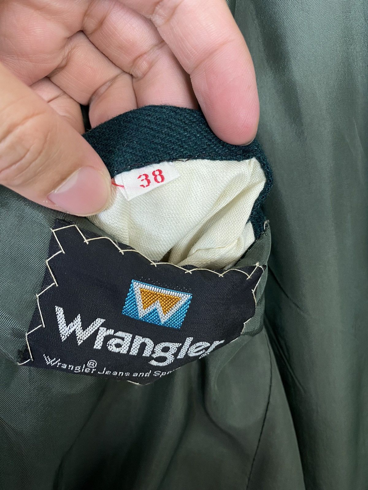 Wrangler Rare‼️ Vintage Wrangler Single Breasted Wool Blazer Size US S / EU 44-46 / 1 - 6 Thumbnail