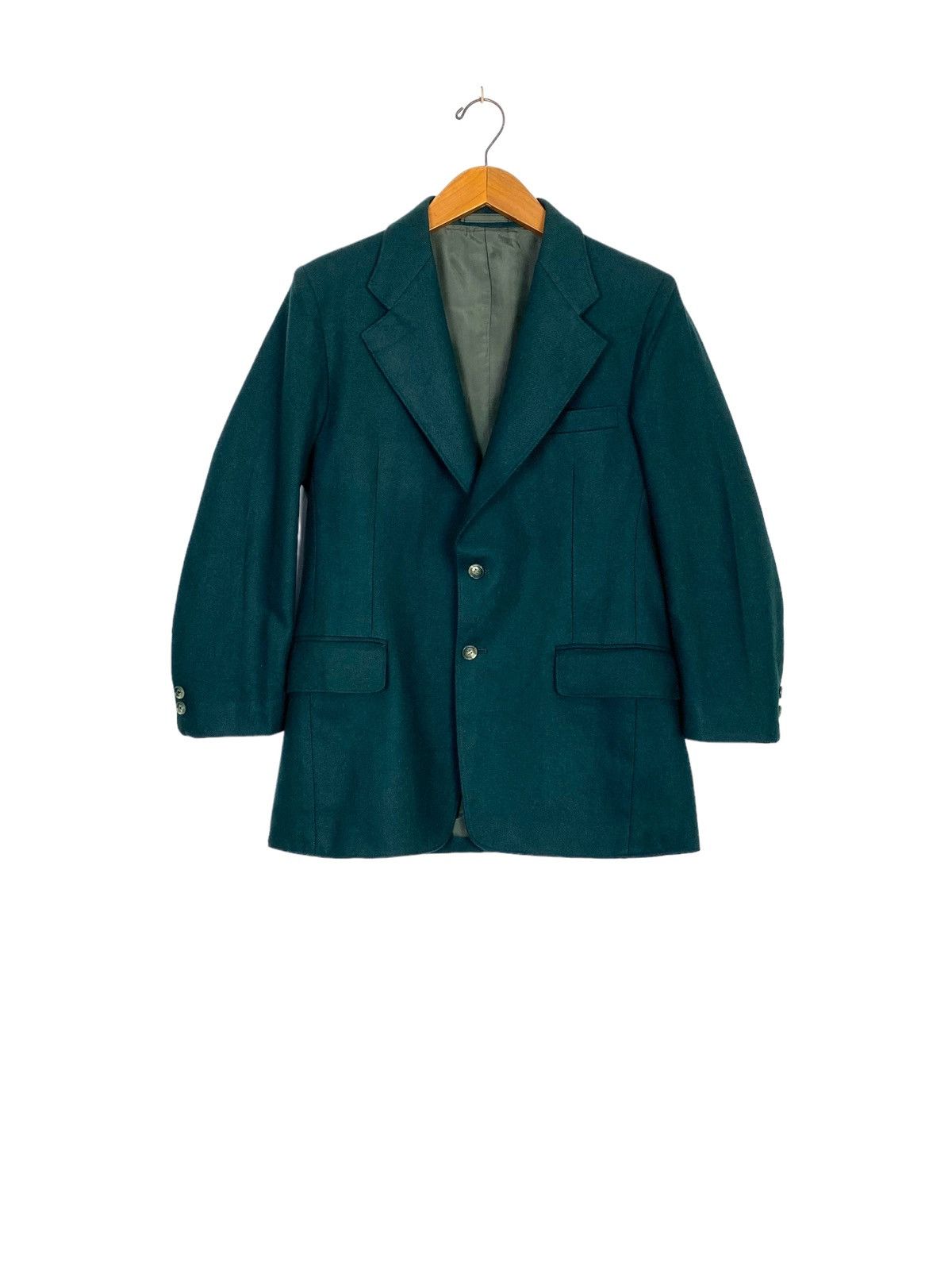 Wrangler Rare‼️ Vintage Wrangler Single Breasted Wool Blazer Size US S / EU 44-46 / 1 - 1 Thumbnail