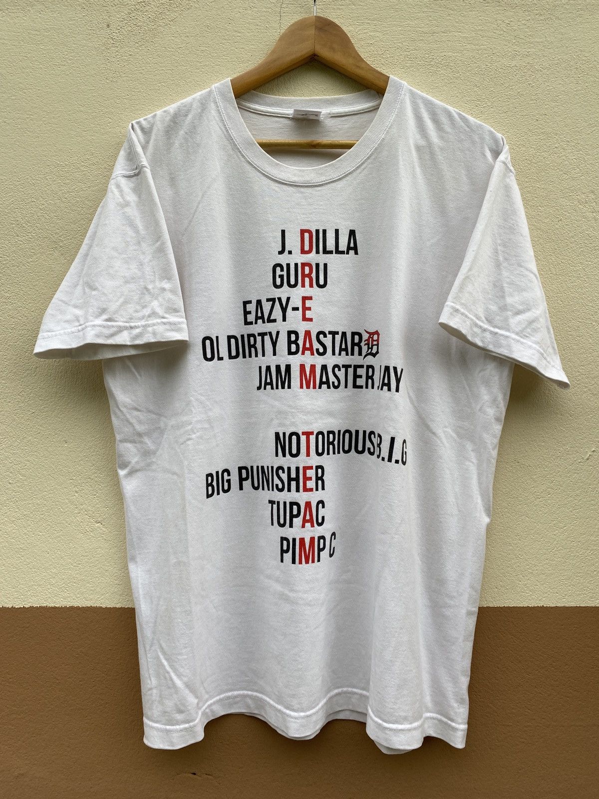 Rap Tees Vintage 90s Dreamteam USA Rappers Hiphop Lineup Proud Size US XL / EU 56 / 4 - 1 Thumbnail