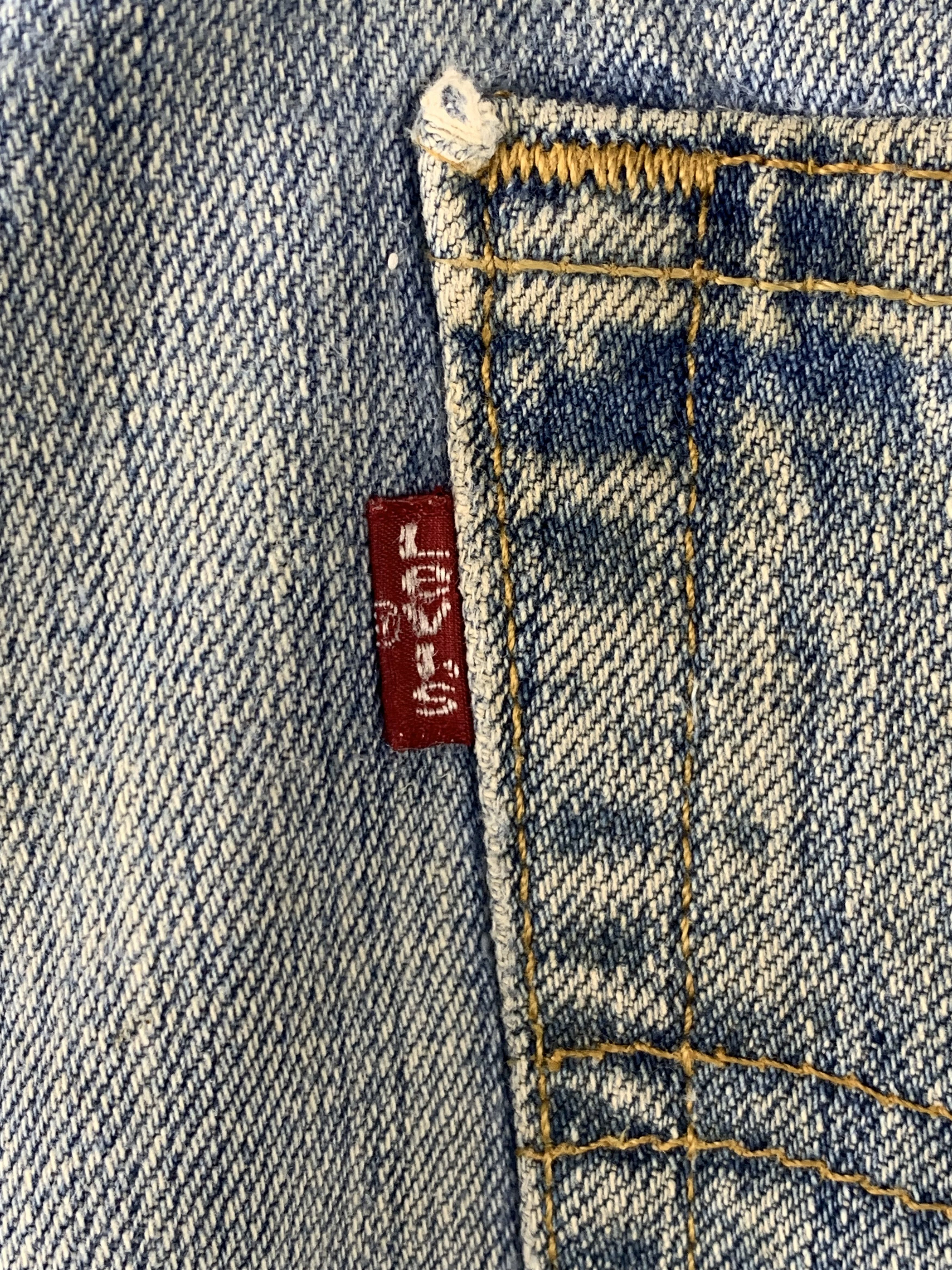 Levi's × Vintage Vintage 90s Levis 529 Faded Blue Jeans DP2012 Size US 33 - 6 Thumbnail