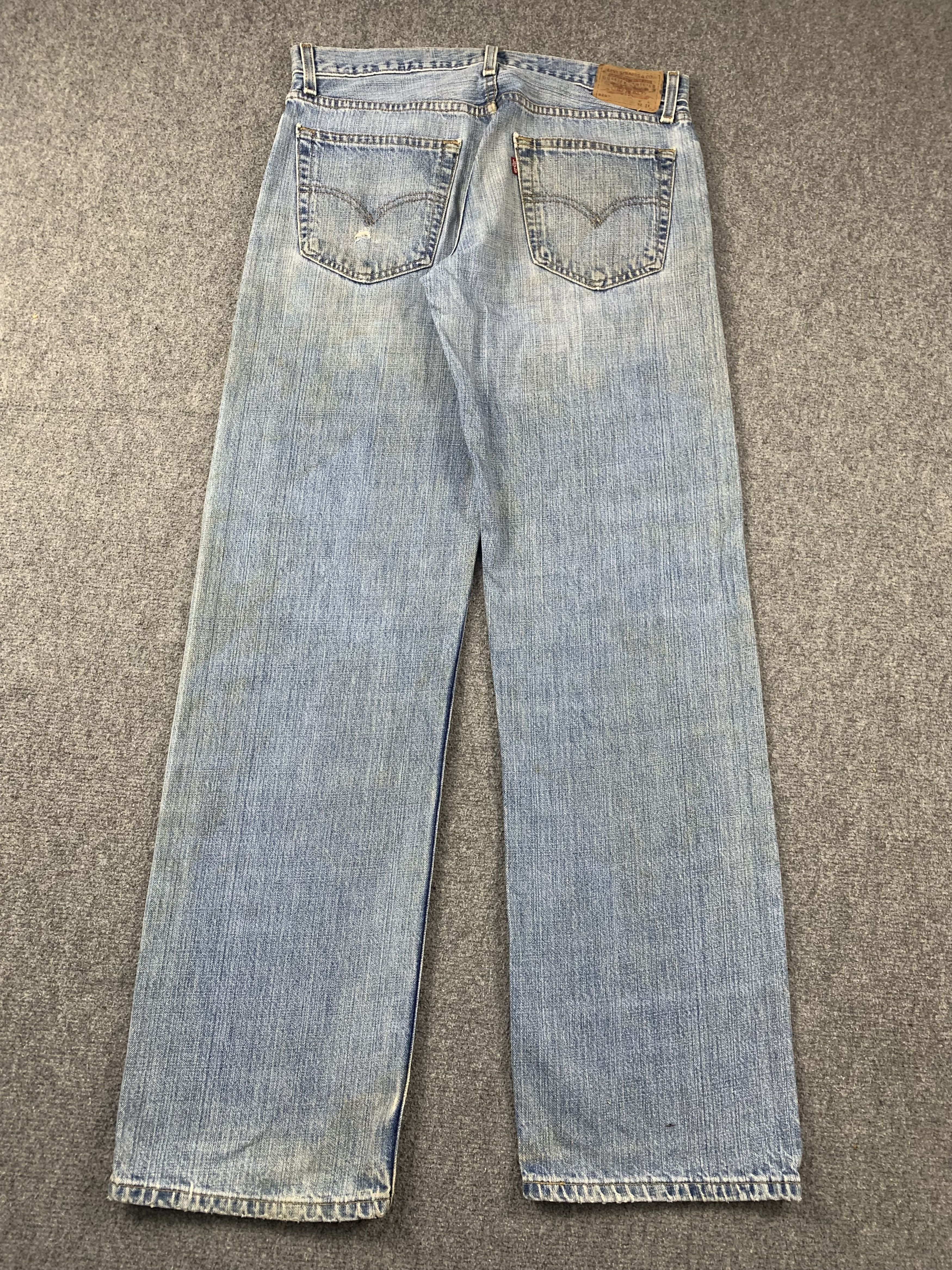 Levi's × Vintage Vintage 90s Levis 529 Faded Blue Jeans DP2012 Size US 33 - 3 Thumbnail