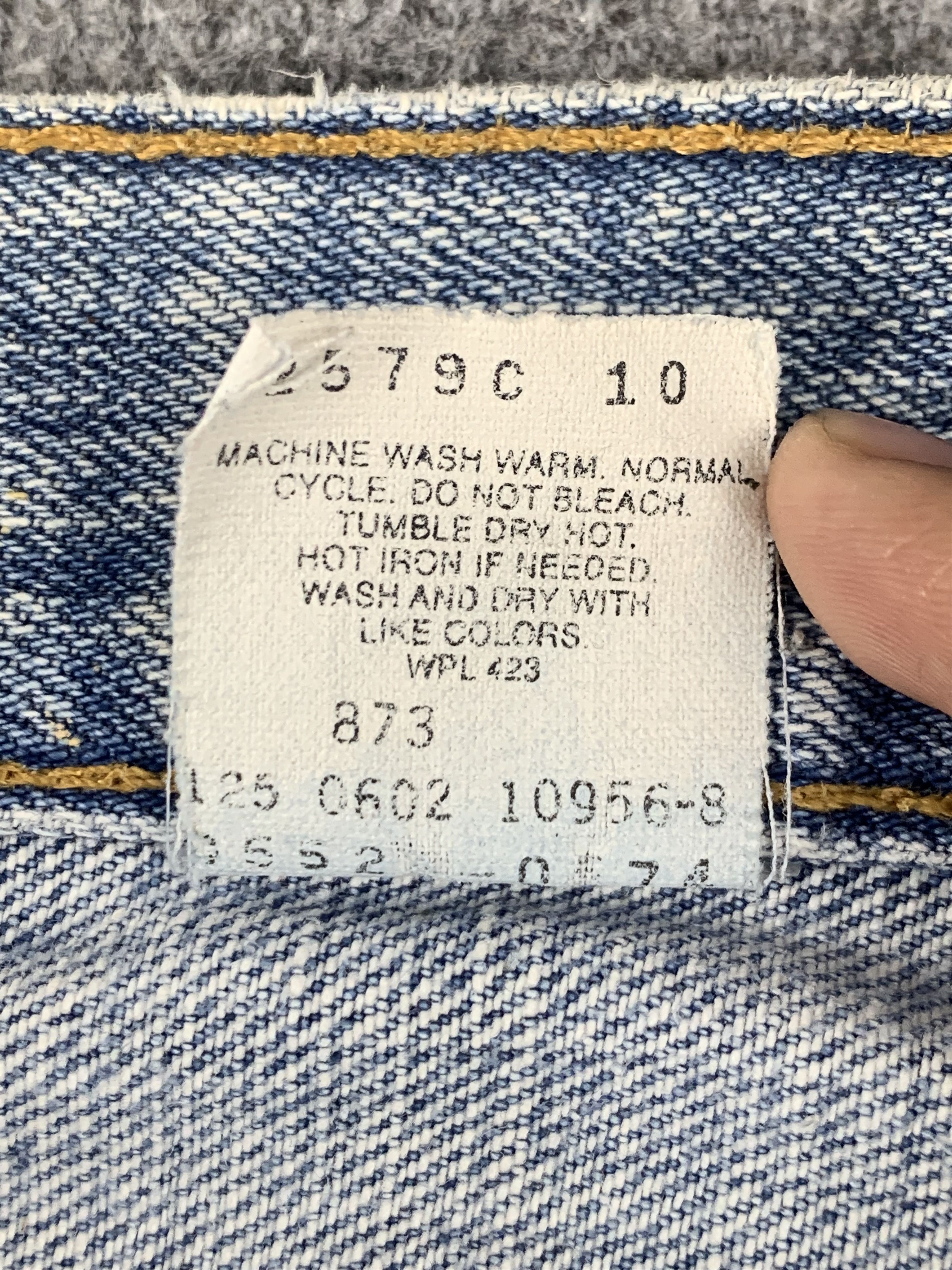 Levi's × Vintage Vintage 90s Levis 529 Faded Blue Jeans DP2012 Size US 33 - 9 Thumbnail