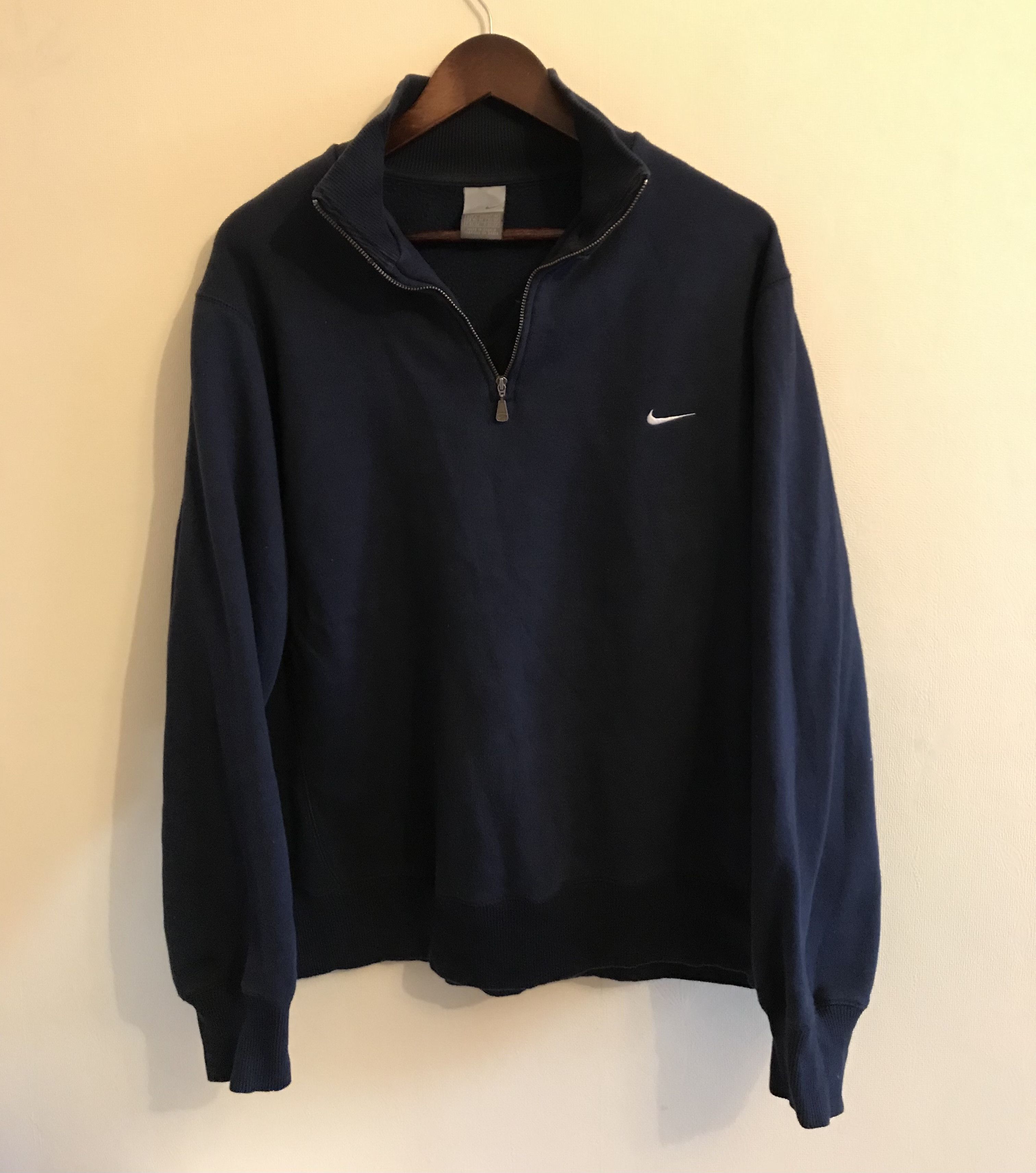 Nike × Vintage Nike Pullover Zip Jumper Size US L / EU 52-54 / 3 - 2 Thumbnail