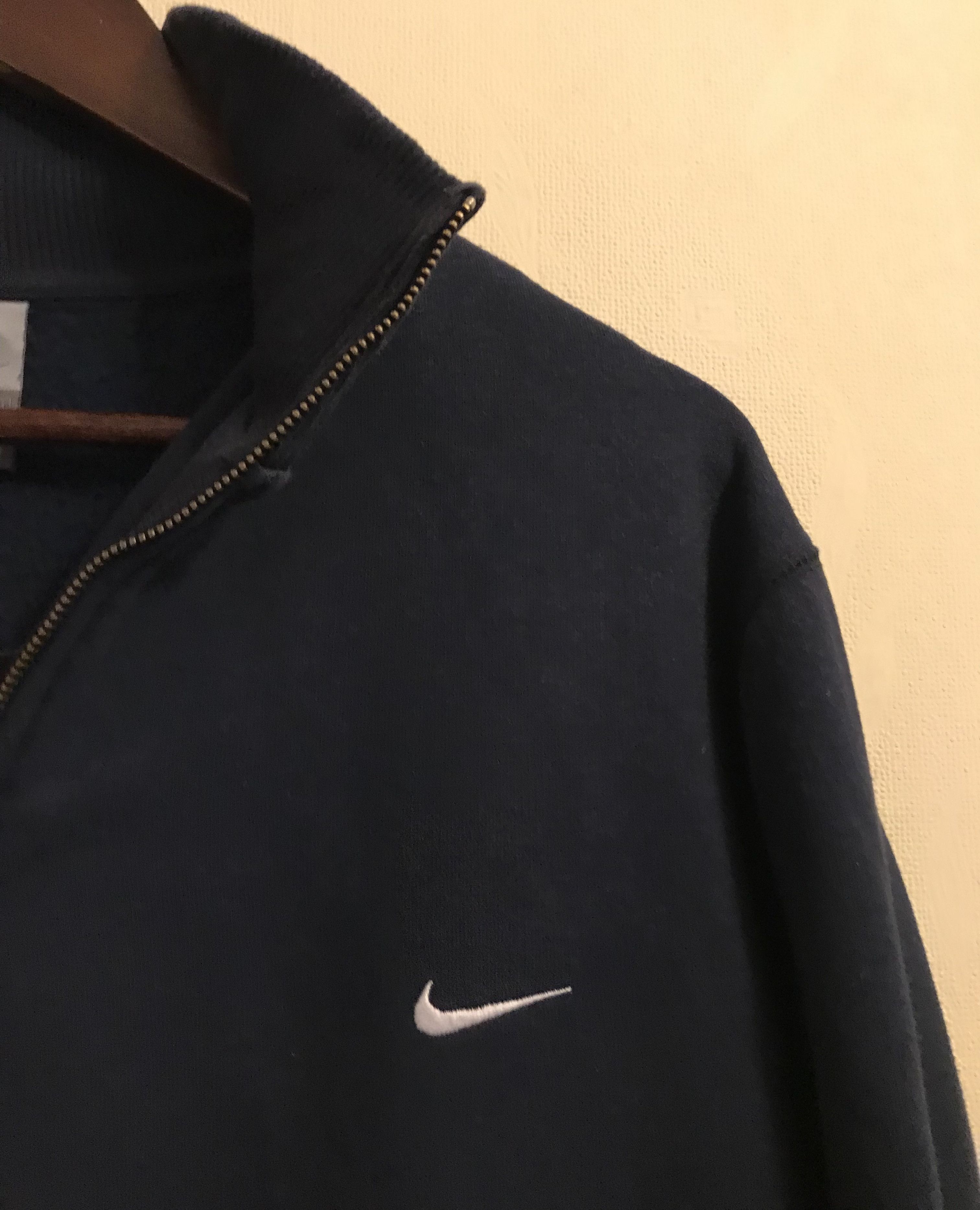 Nike × Vintage Nike Pullover Zip Jumper Size US L / EU 52-54 / 3 - 5 Thumbnail